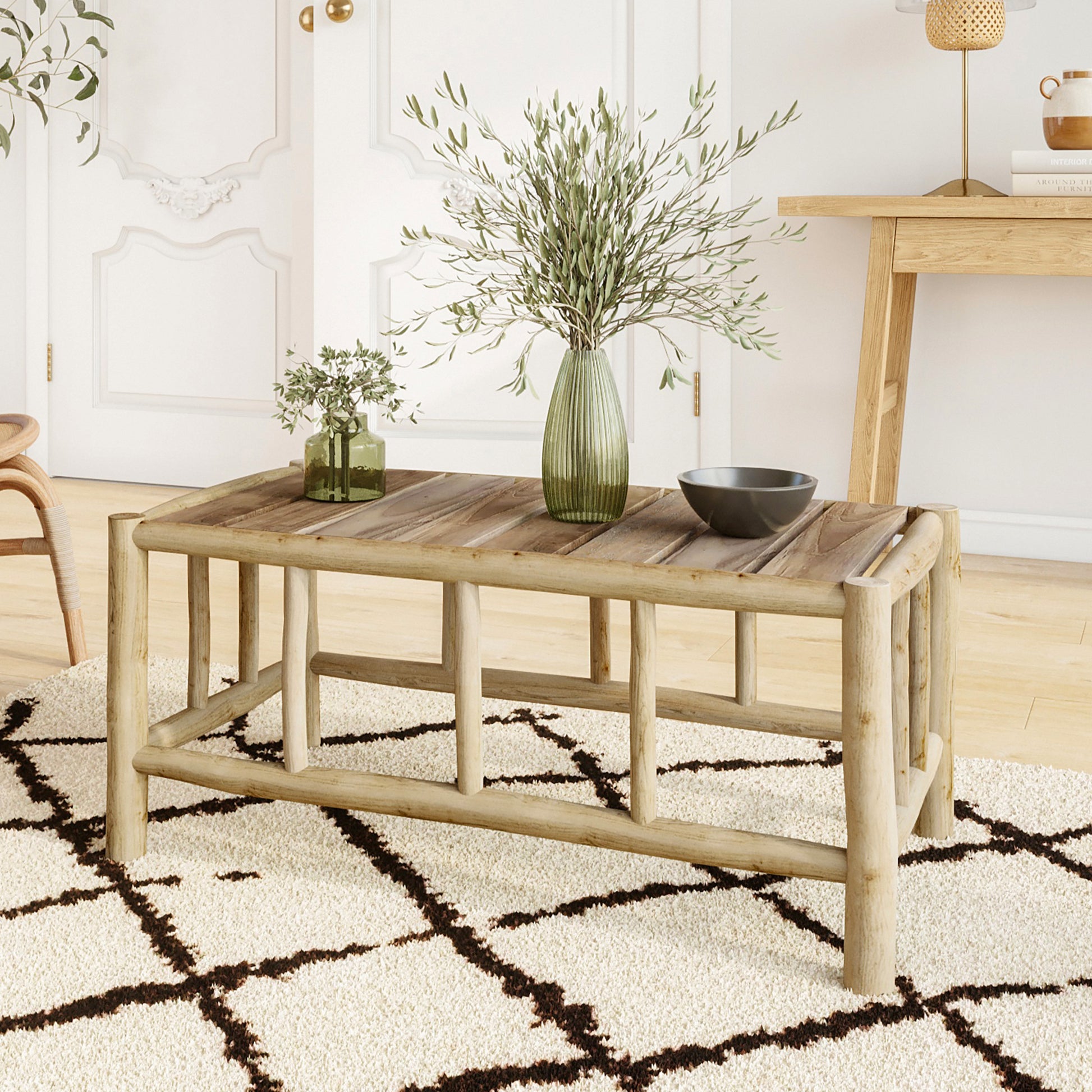 table basse de jardin ily teck