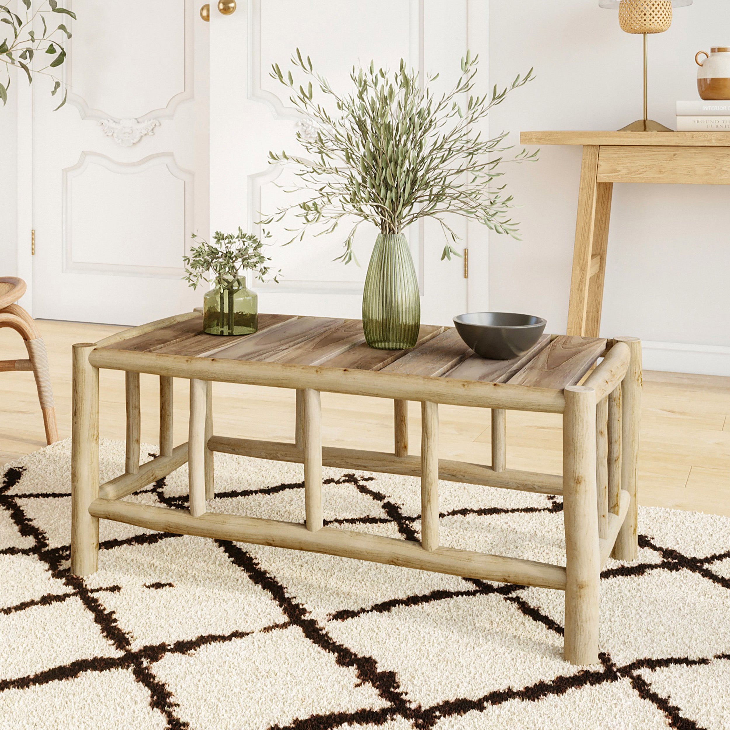 table basse de jardin ily teck