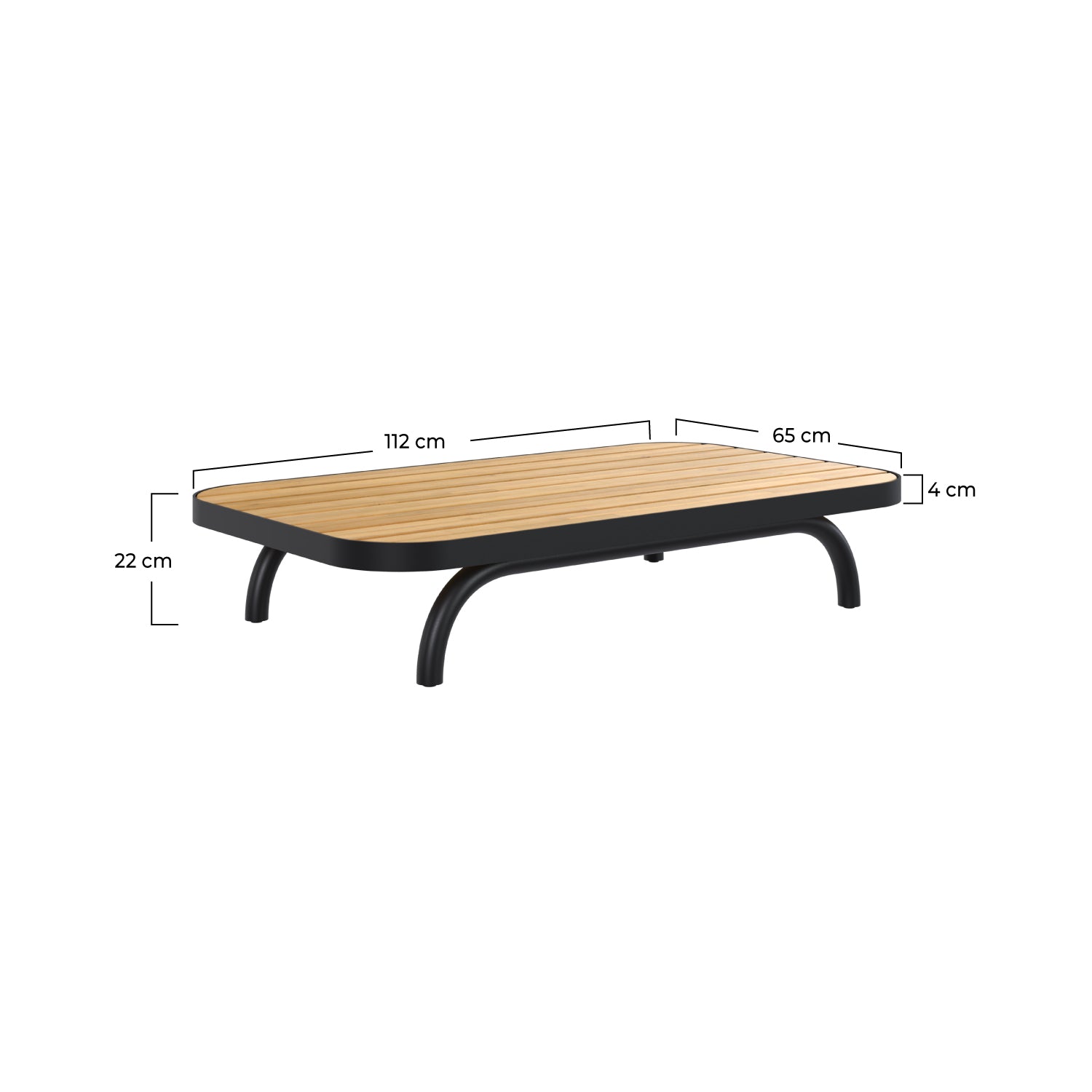 table basse de jardin marta en bois acacia