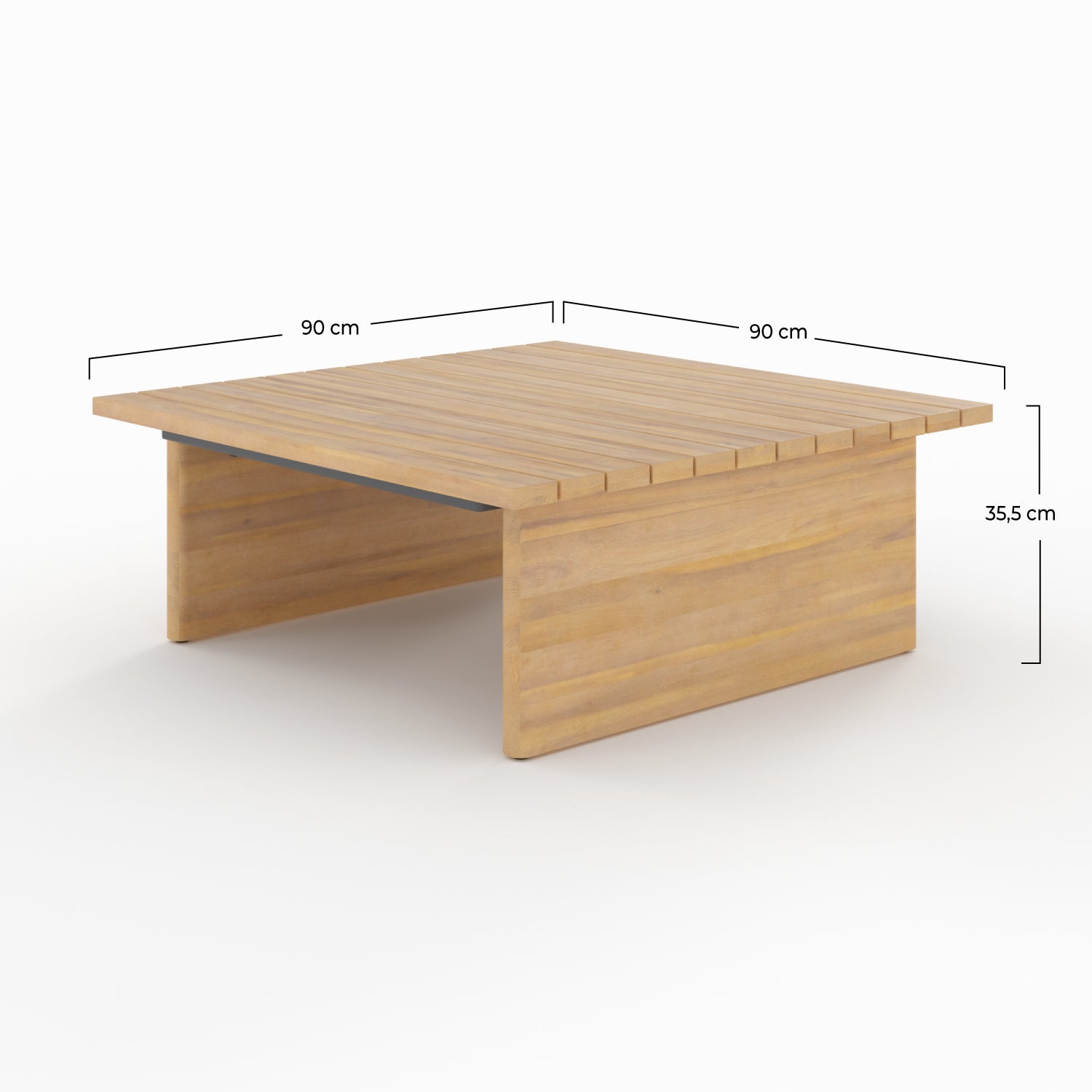 table basse de jardin seya en bois acacia