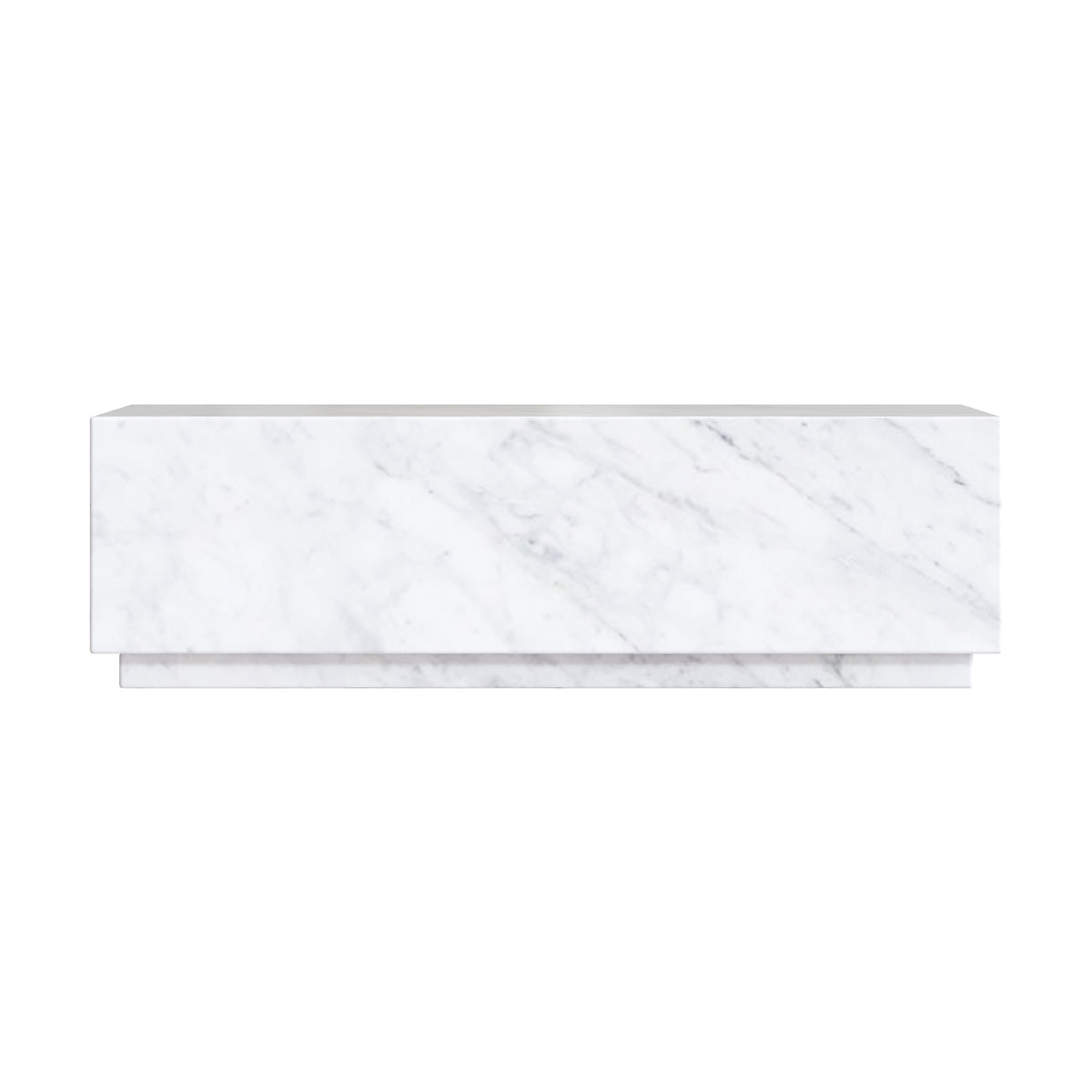 table basse en marbre blanc izae