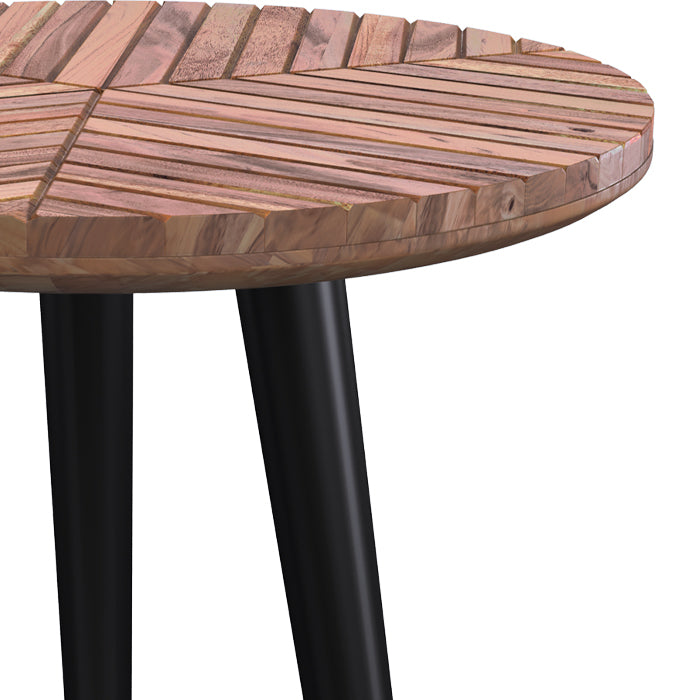 table basse marron noir