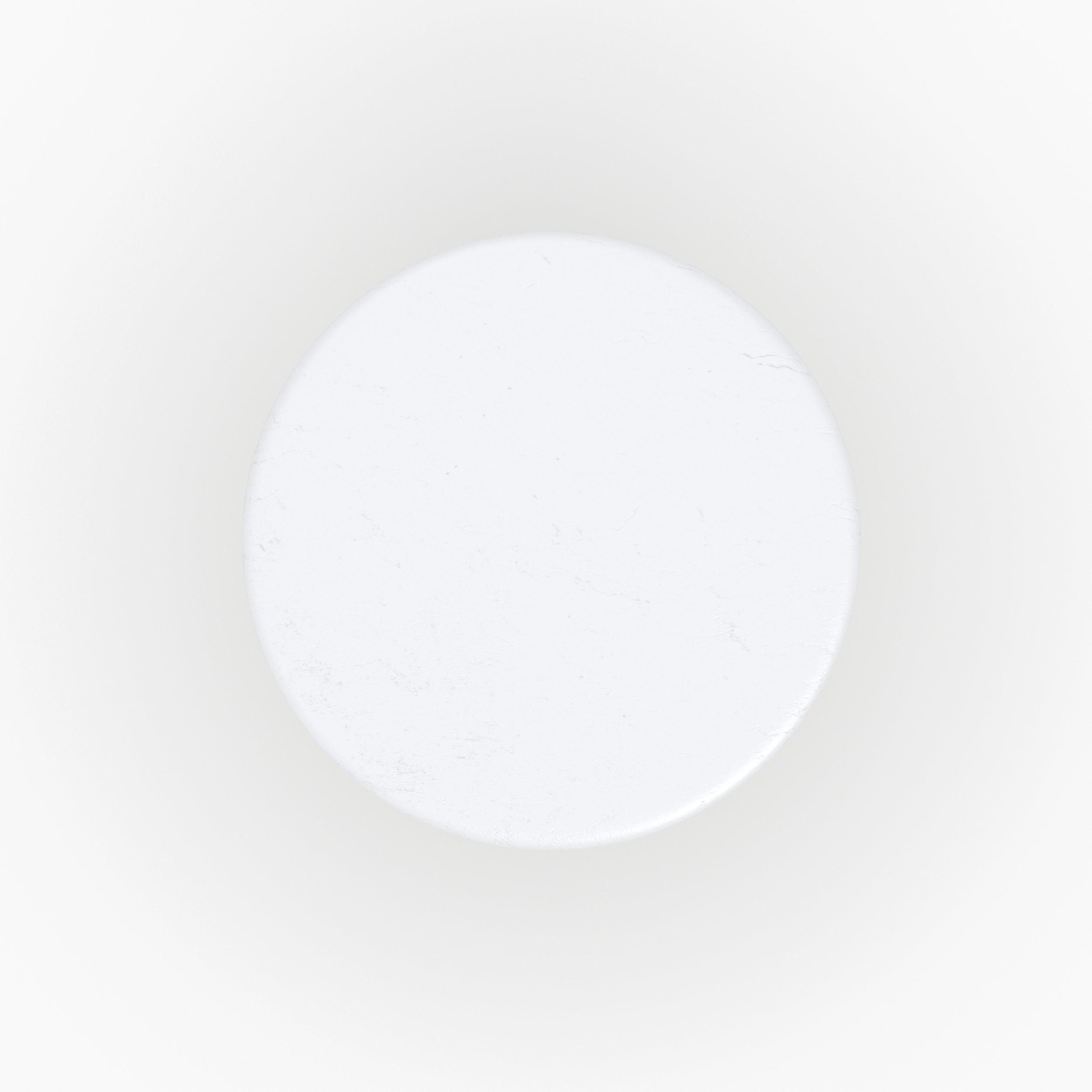 table basse ronde 75 cm beton blanc lulli