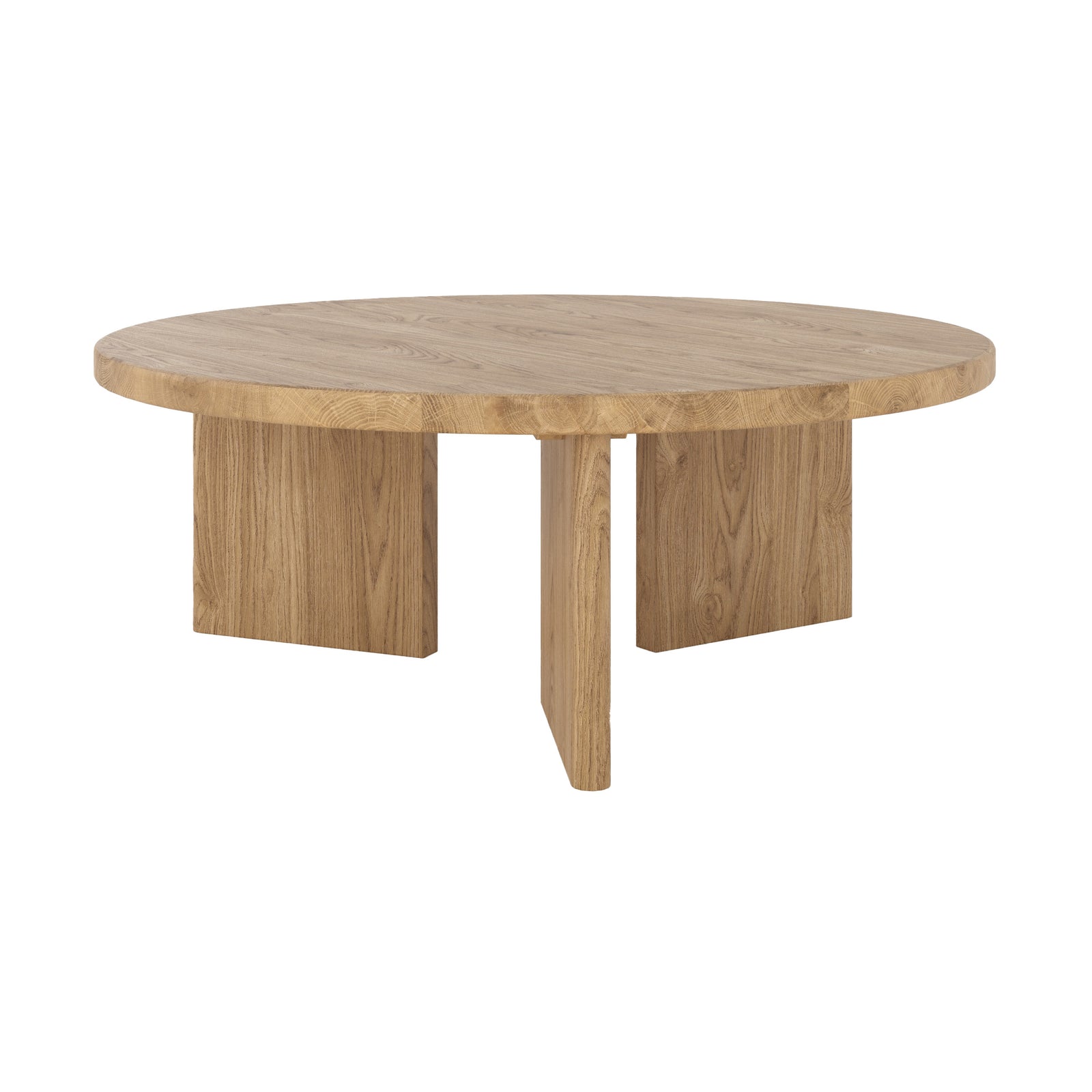 table basse ronde galia en bois massif de mindi fond blanc