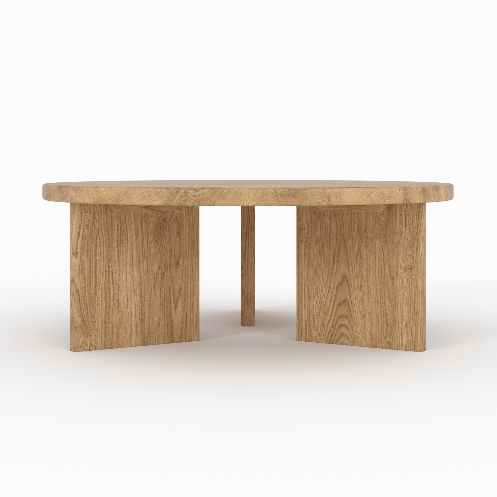 table basse ronde galia en bois massif de mindi