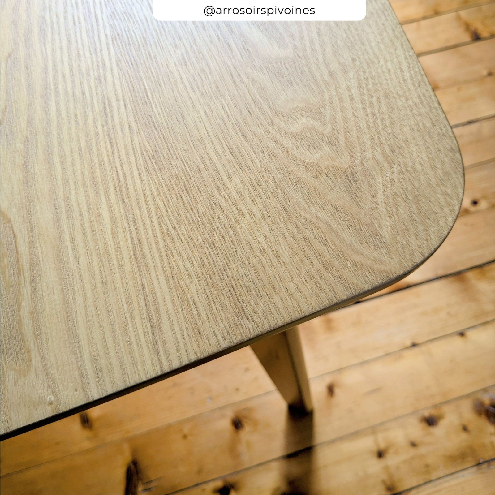 table bois clair 6 places oman rdv deco