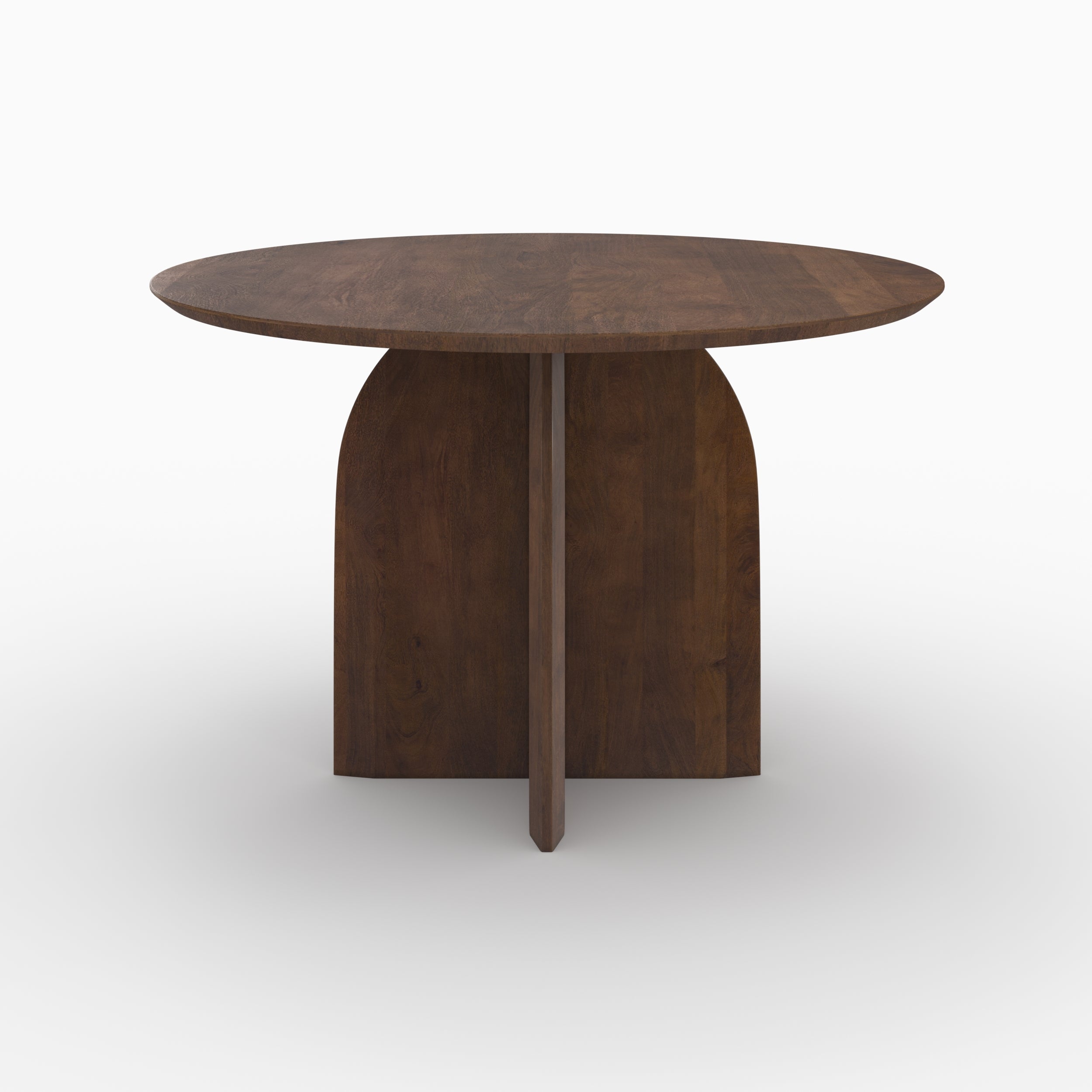 table caipi ronde en bois de manguier 4 places
