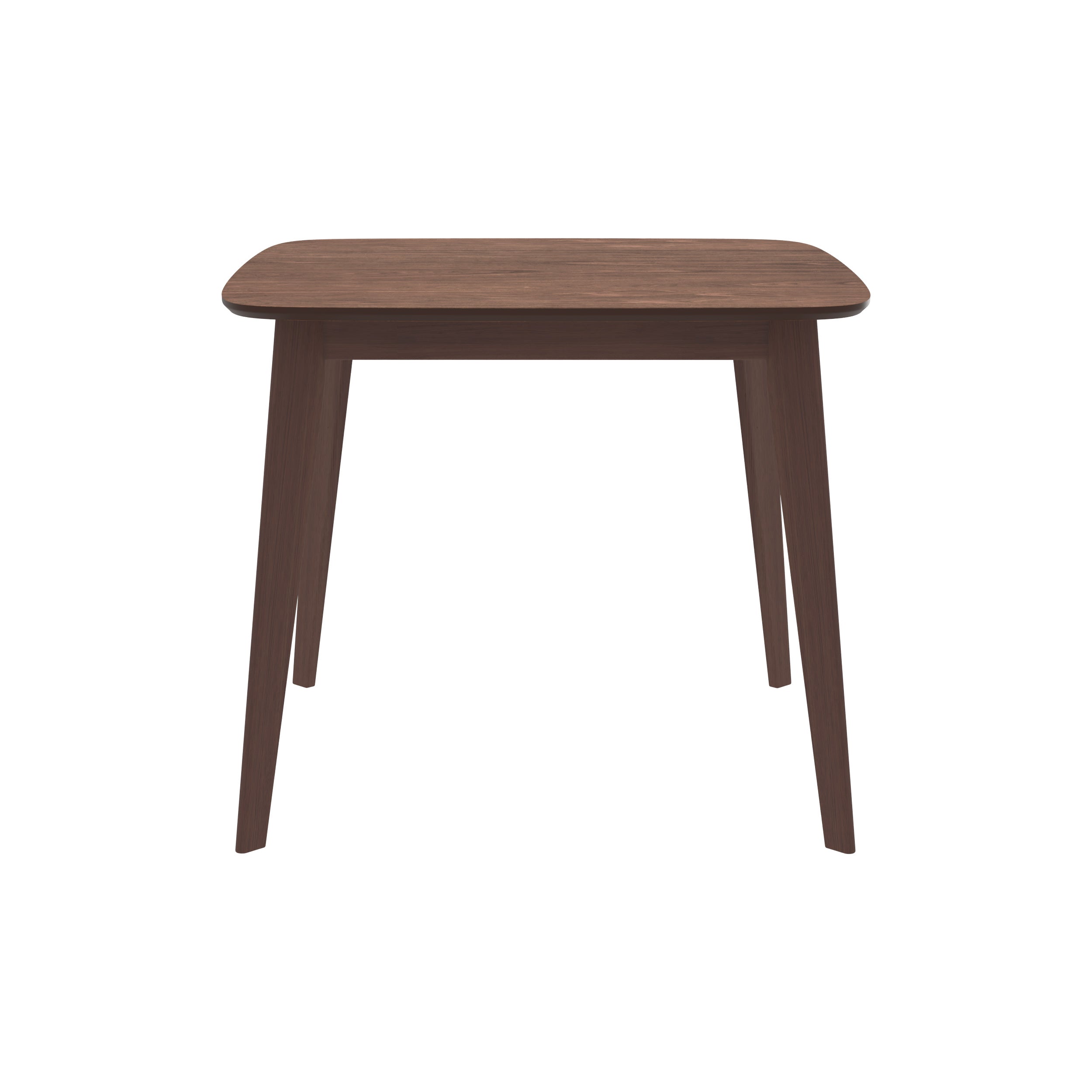 table caree 4 personnes bois fonce julio