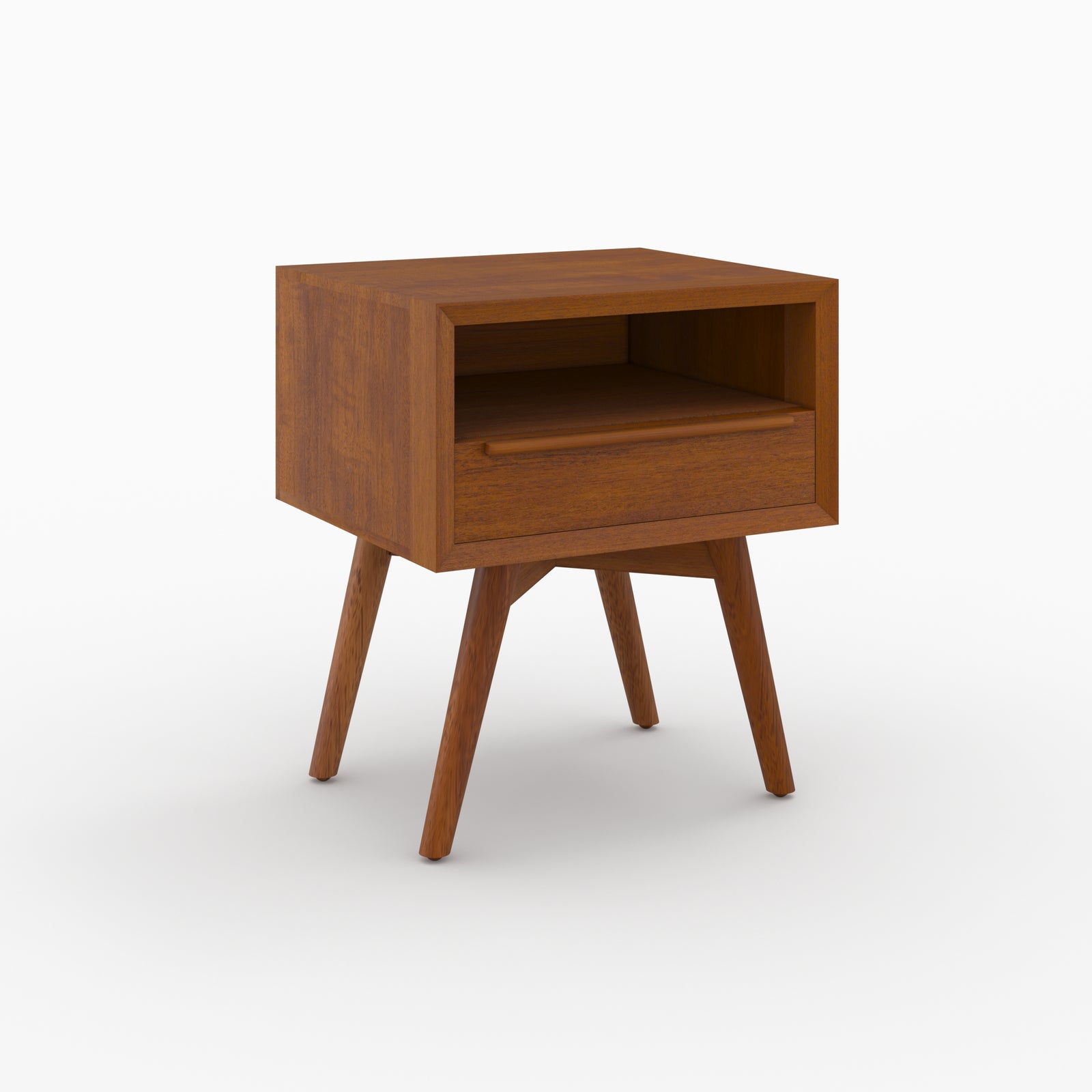 table chevet bois massif teck waya rendez vous deco