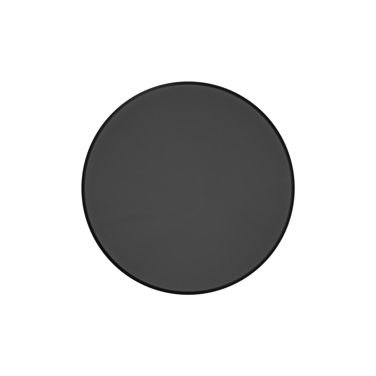 table d appoint arrondie lyne noire et dore