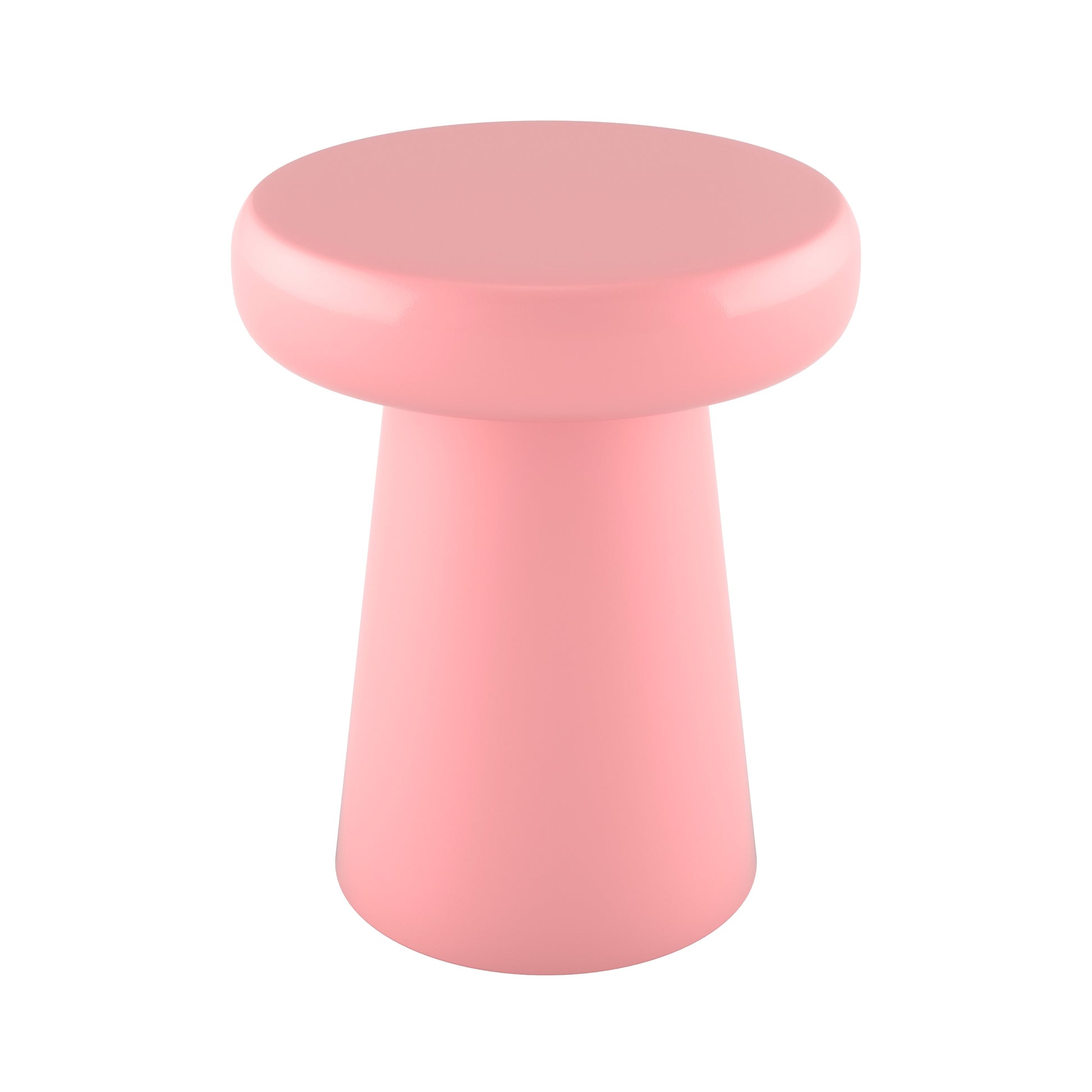 table d appoint en metal rose anouk fond blanc