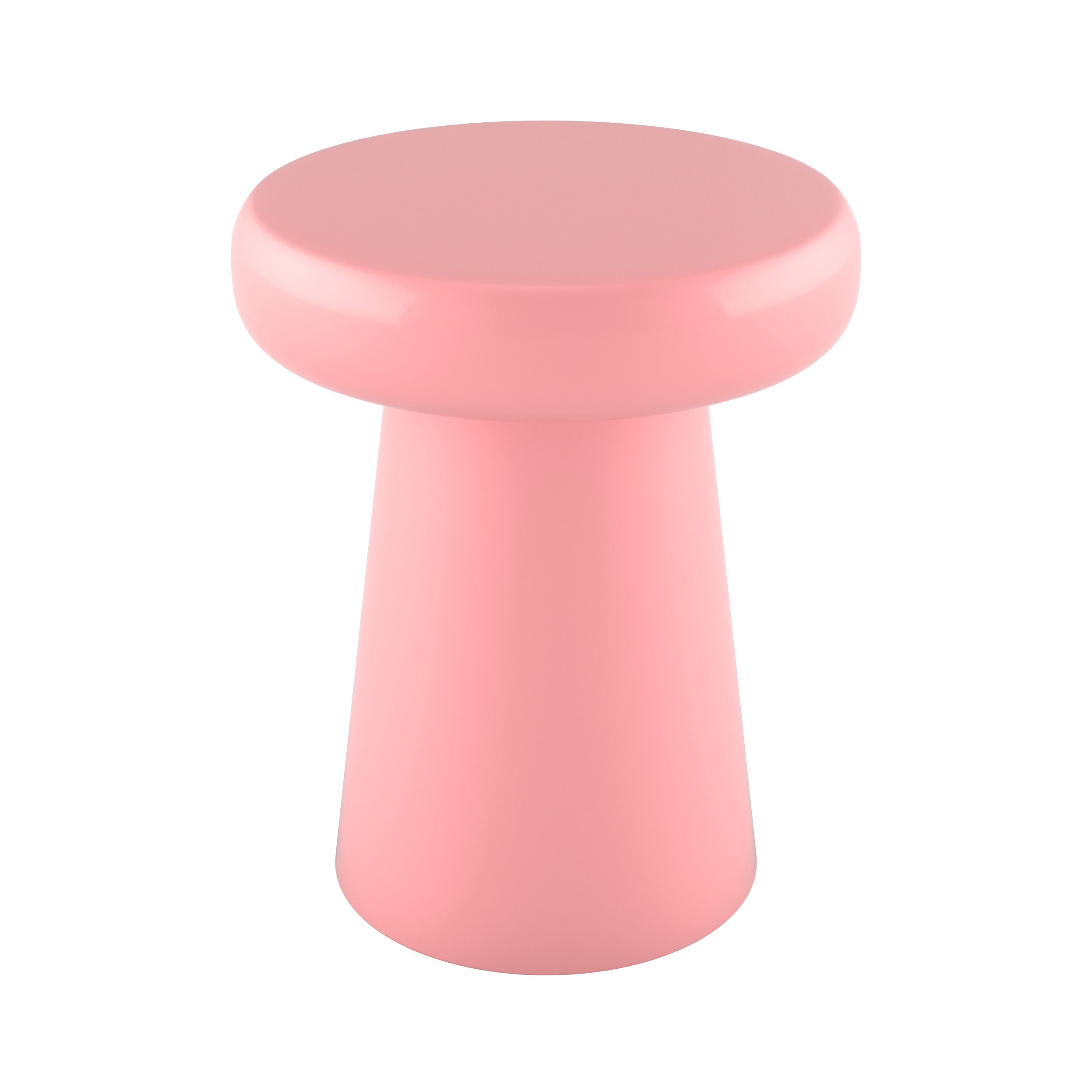 table d appoint en metal rose anouk fond blanc