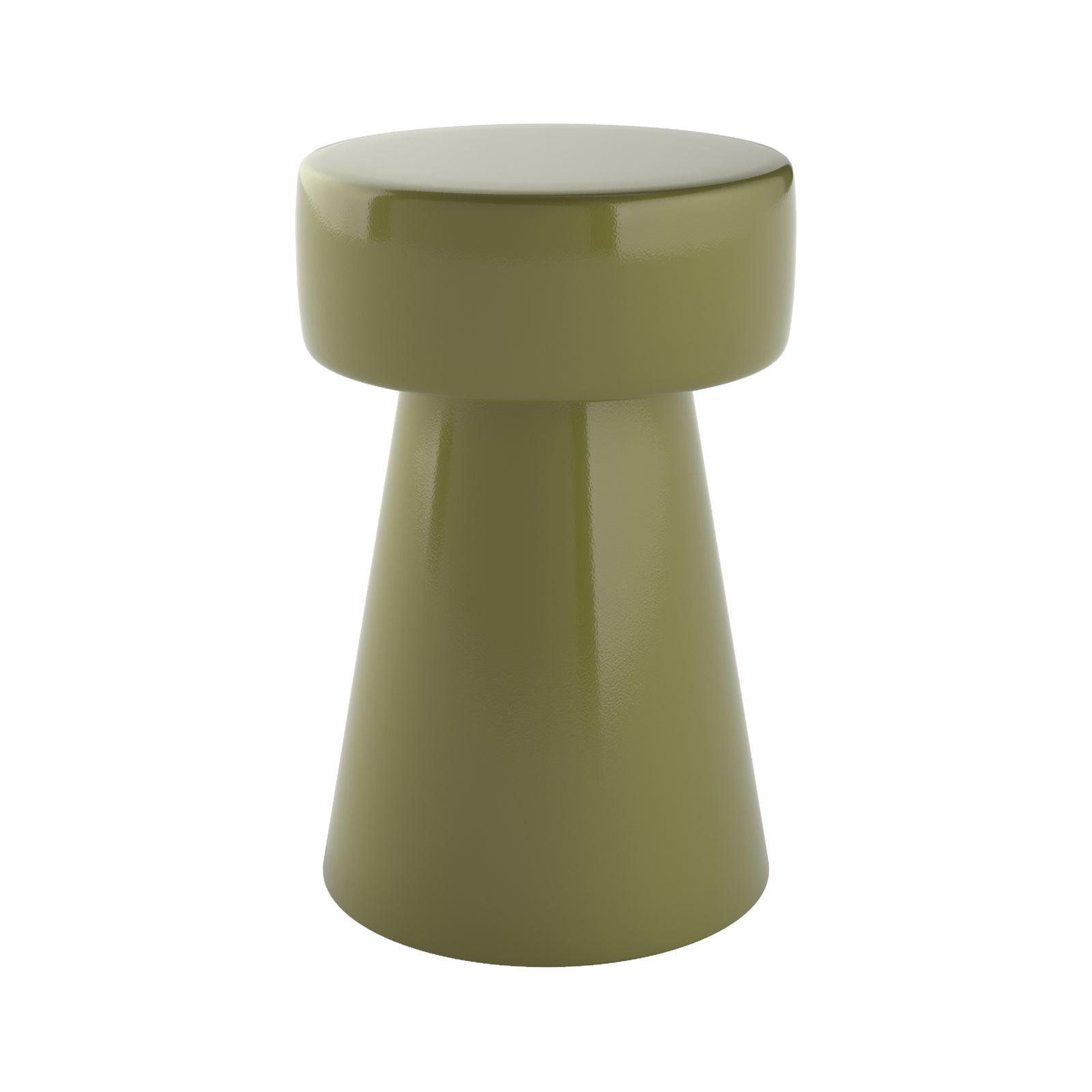 table d appoint en metal vert athena fond blanc