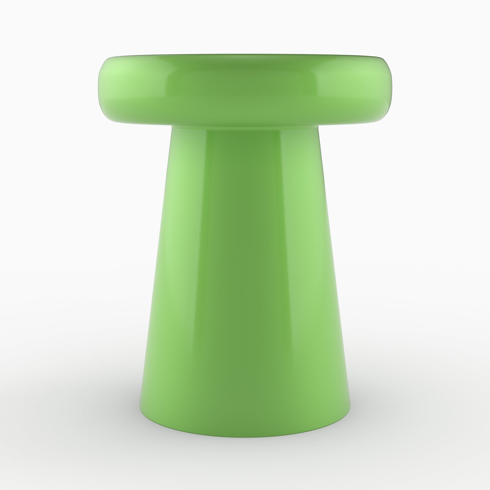 table d appoint en metal vert petant peps ronde anouk