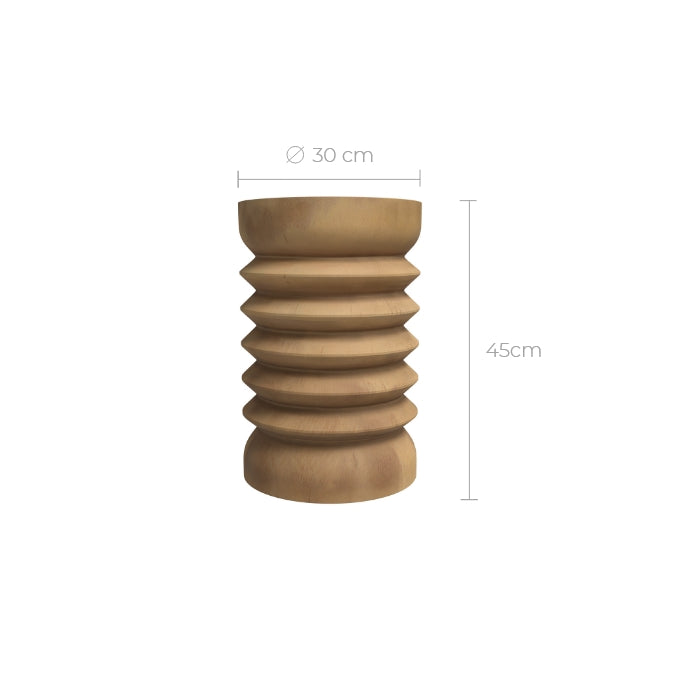 table d appoint noir lewa 30 cm