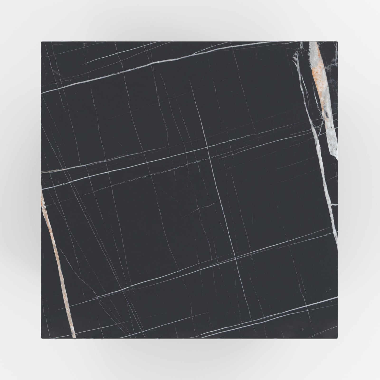 table d appoint noire marbre lison