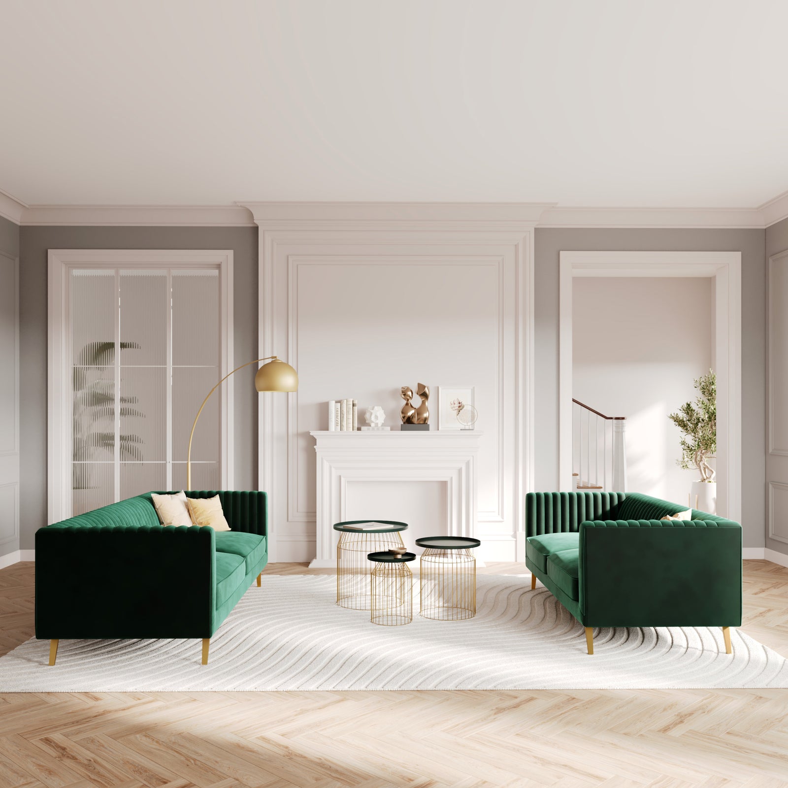 table d appoint palombe en metal bleu gris et dore rdv deco