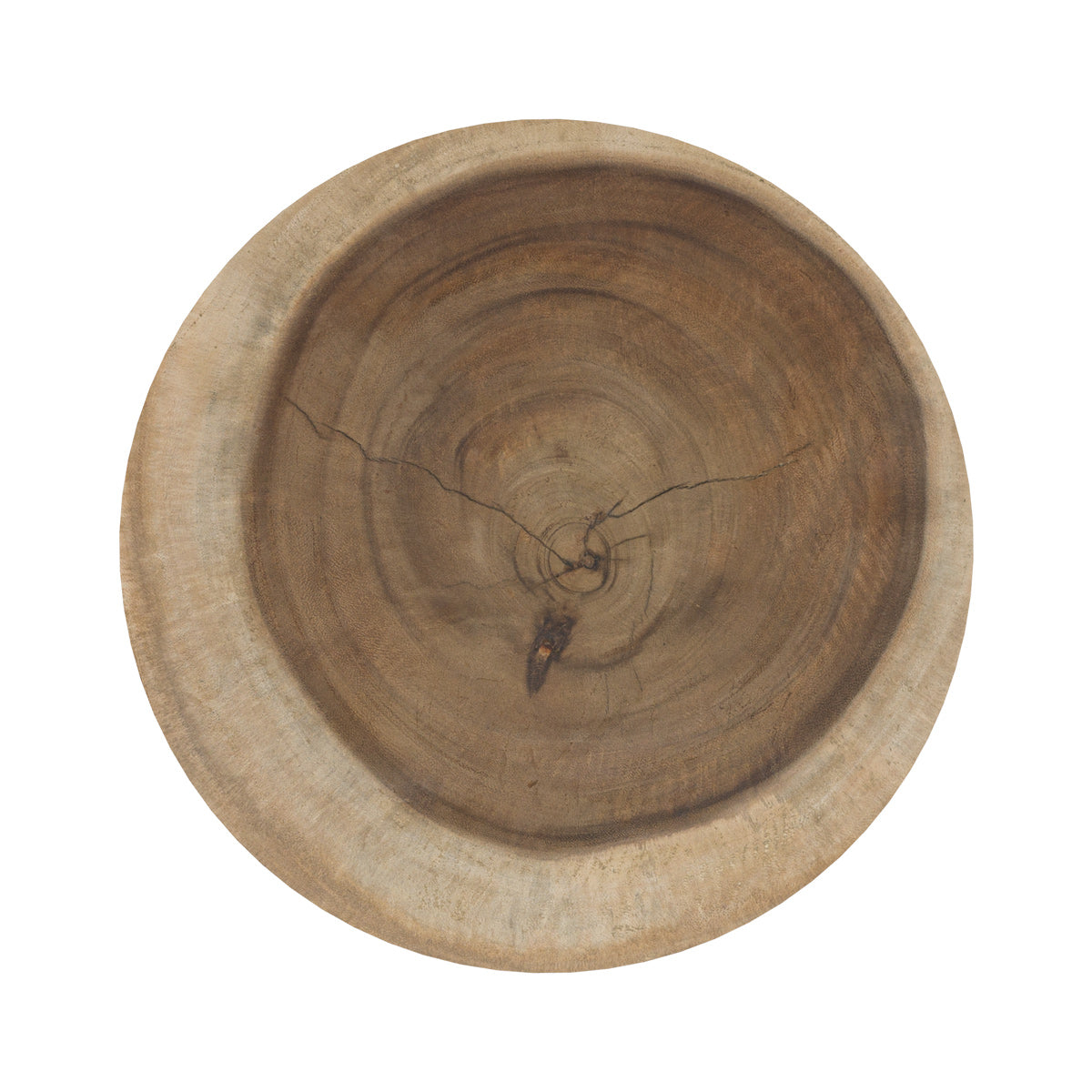 table d appoint ronde en bois noir janah