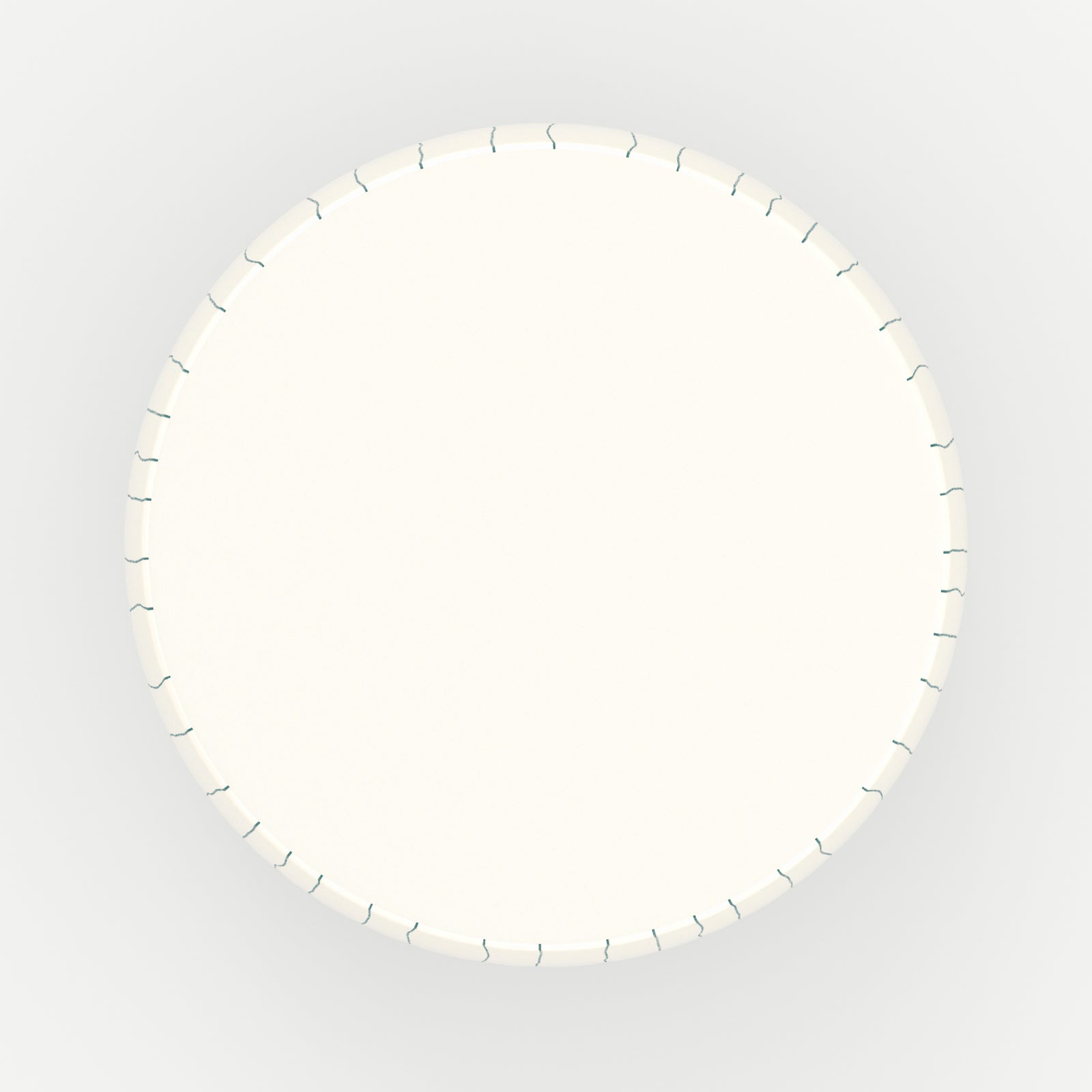 table d appoint ronde nello en metal blanc raye