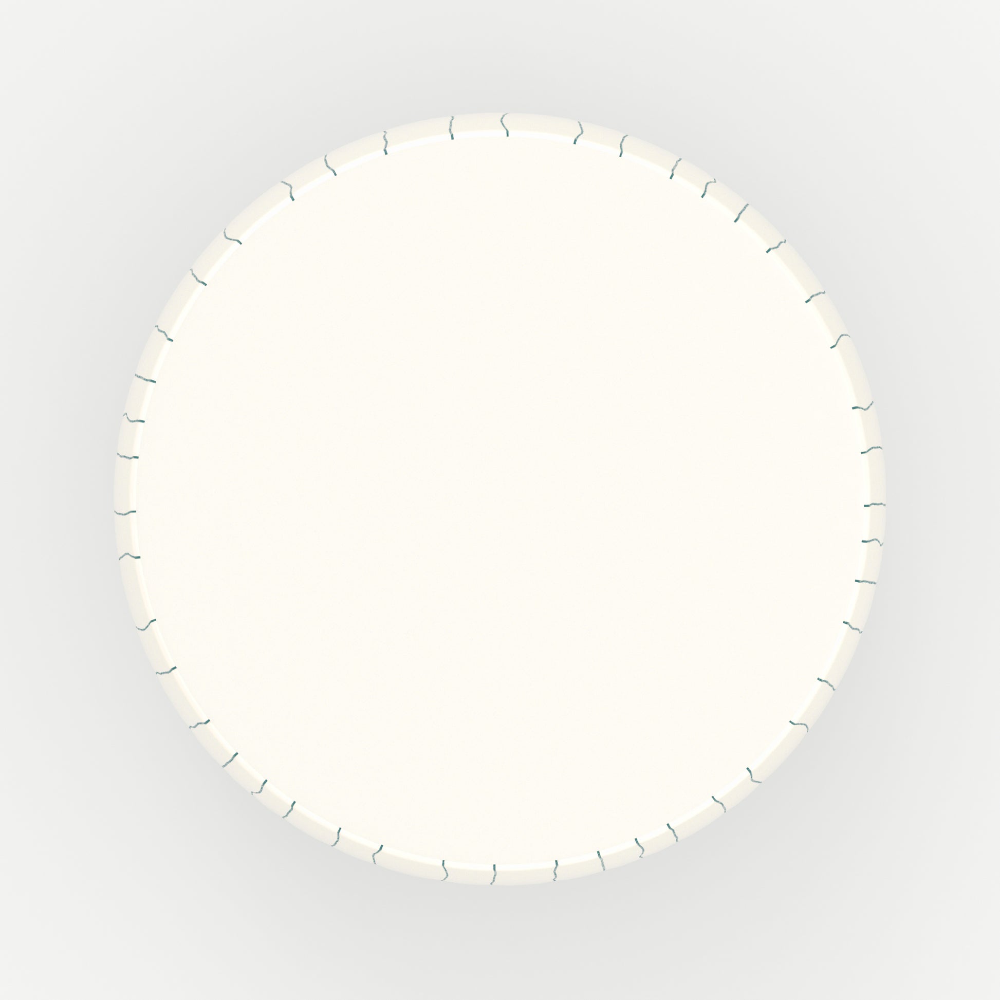 table d appoint ronde nello en metal blanc raye