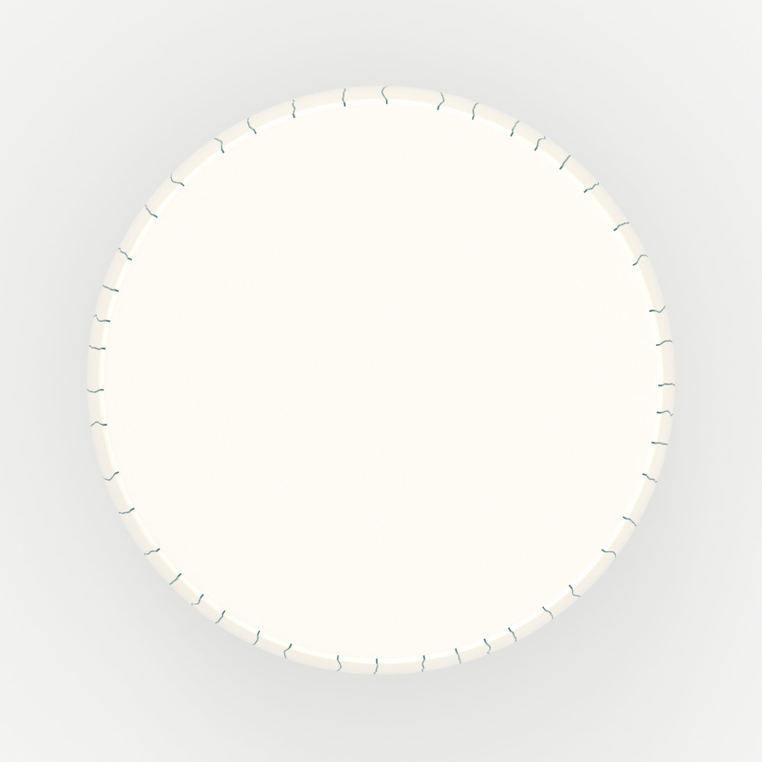 table d appoint ronde nello en metal blanc raye
