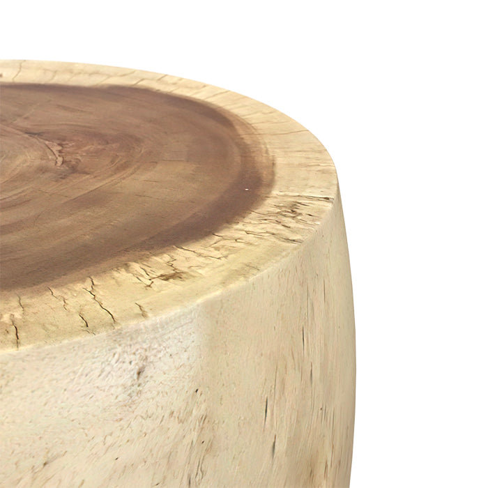 table d appoint toha ronde en bois de suar