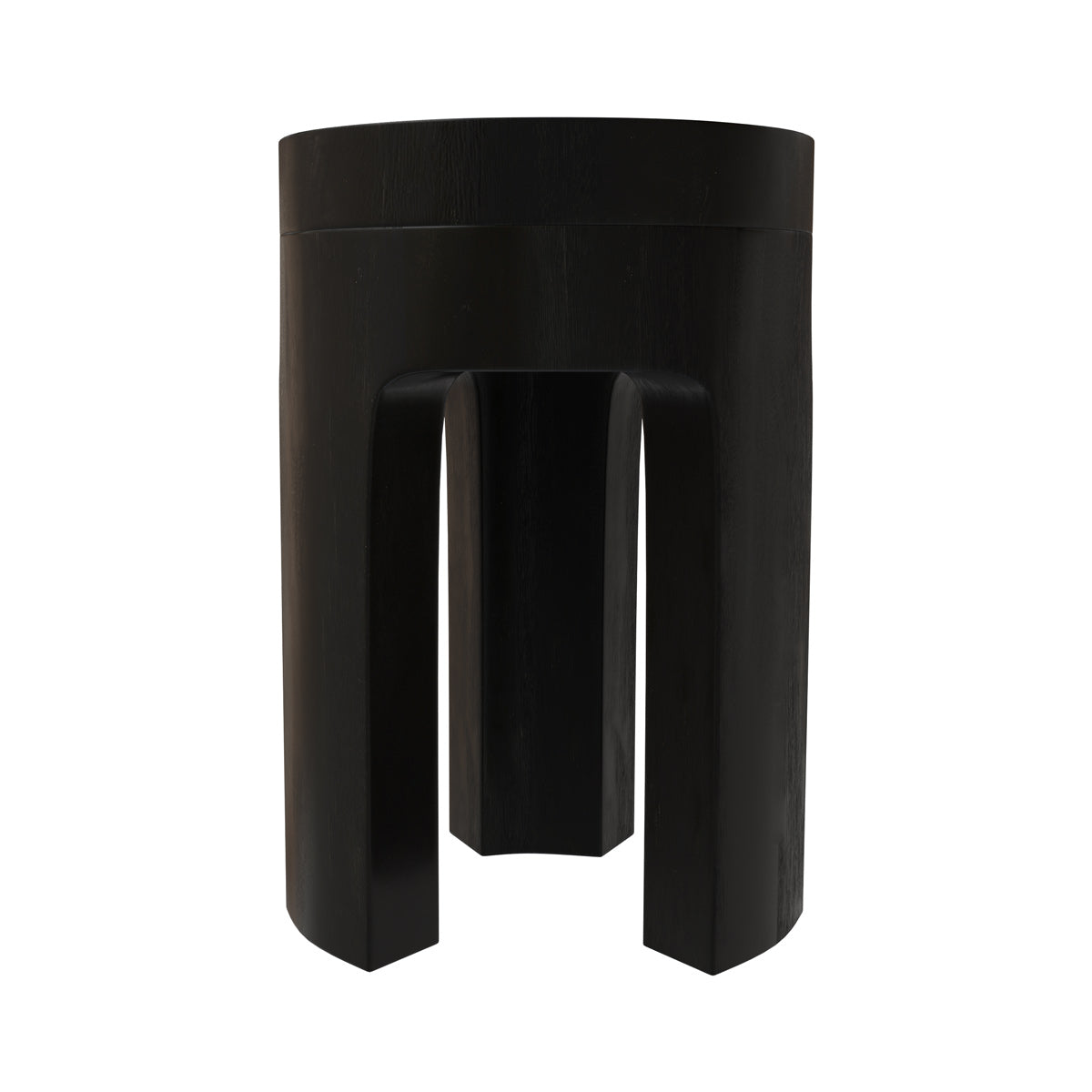 table d appoint wonda noire en bois de suar