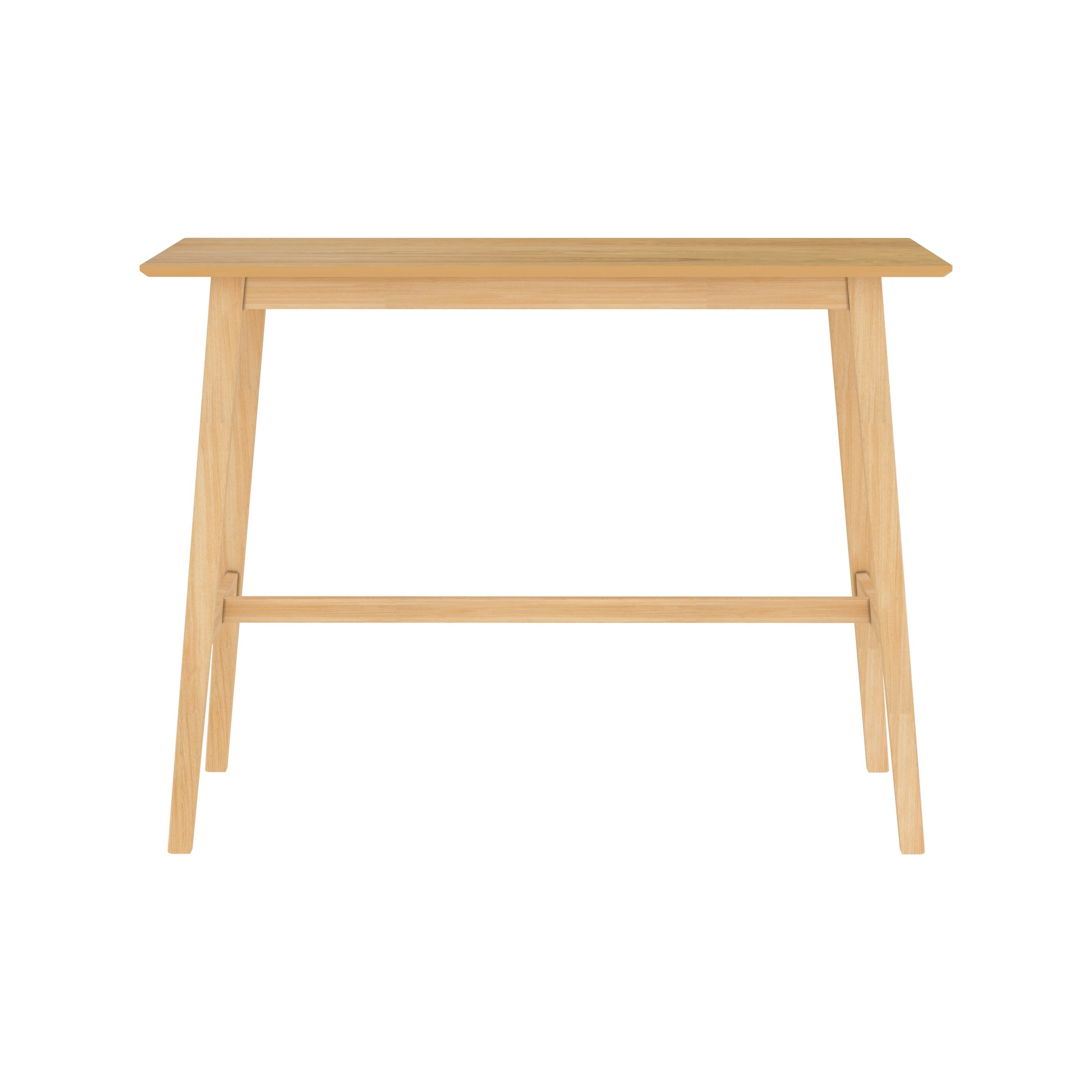 table de bar 4 personnes en bois clair buvette