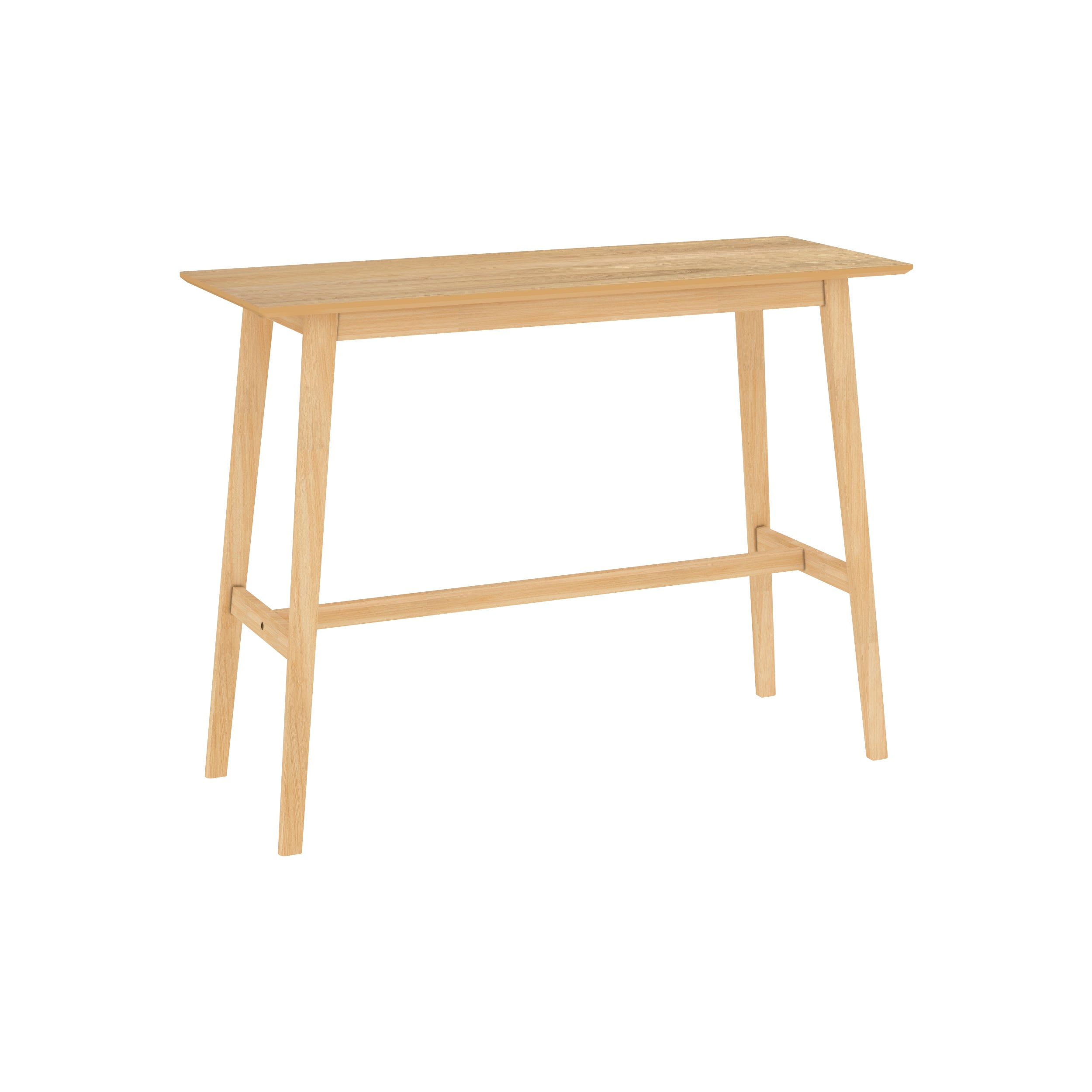 table de bar buvette bois clair
