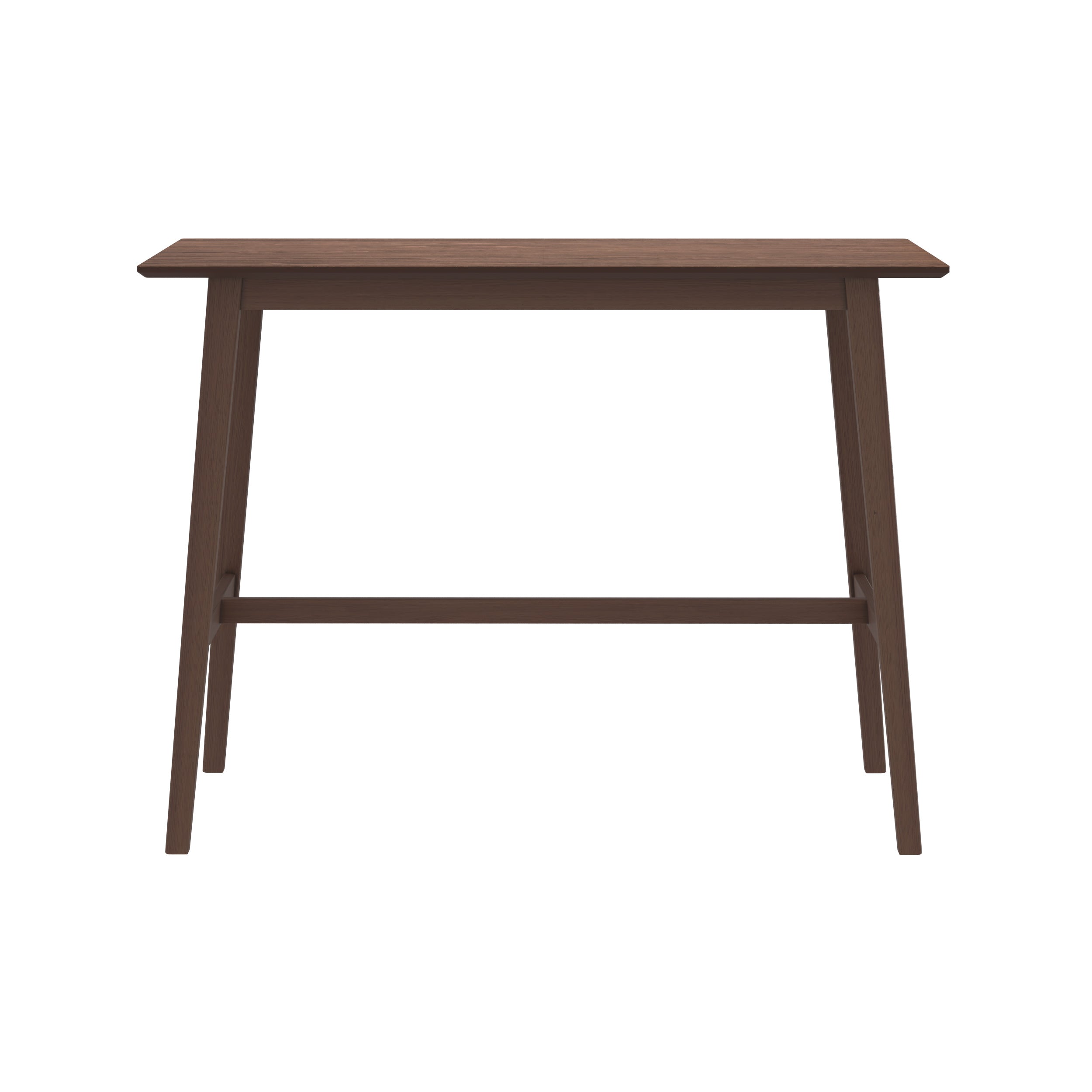table de bar buvette en bois fonce