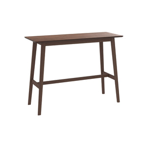 table de bar en bois fonce buvette