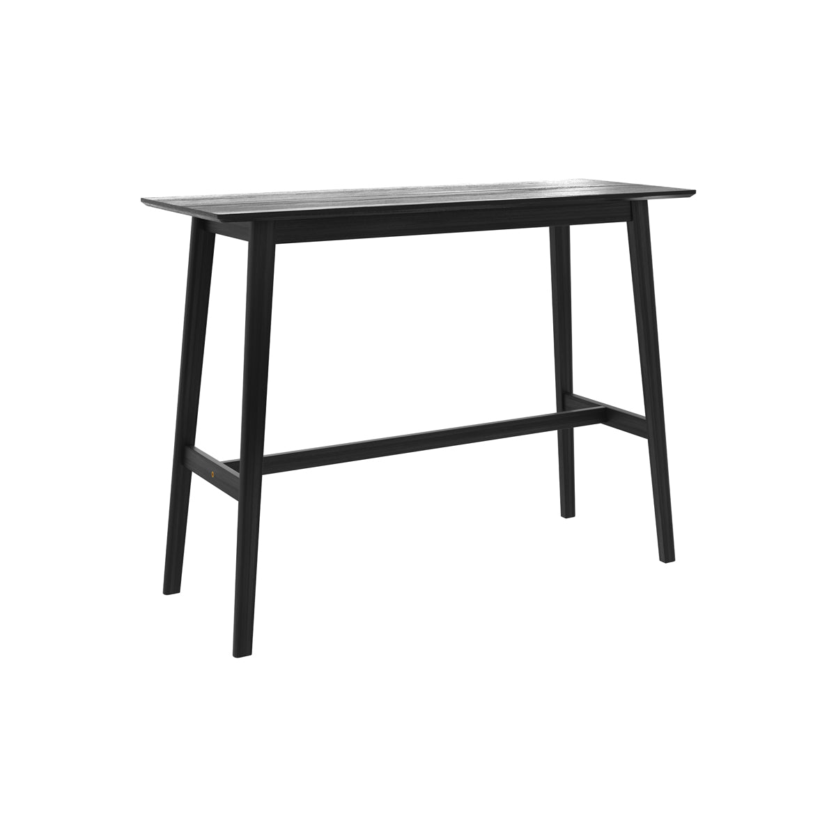 table de bar noire buvette 120 cm