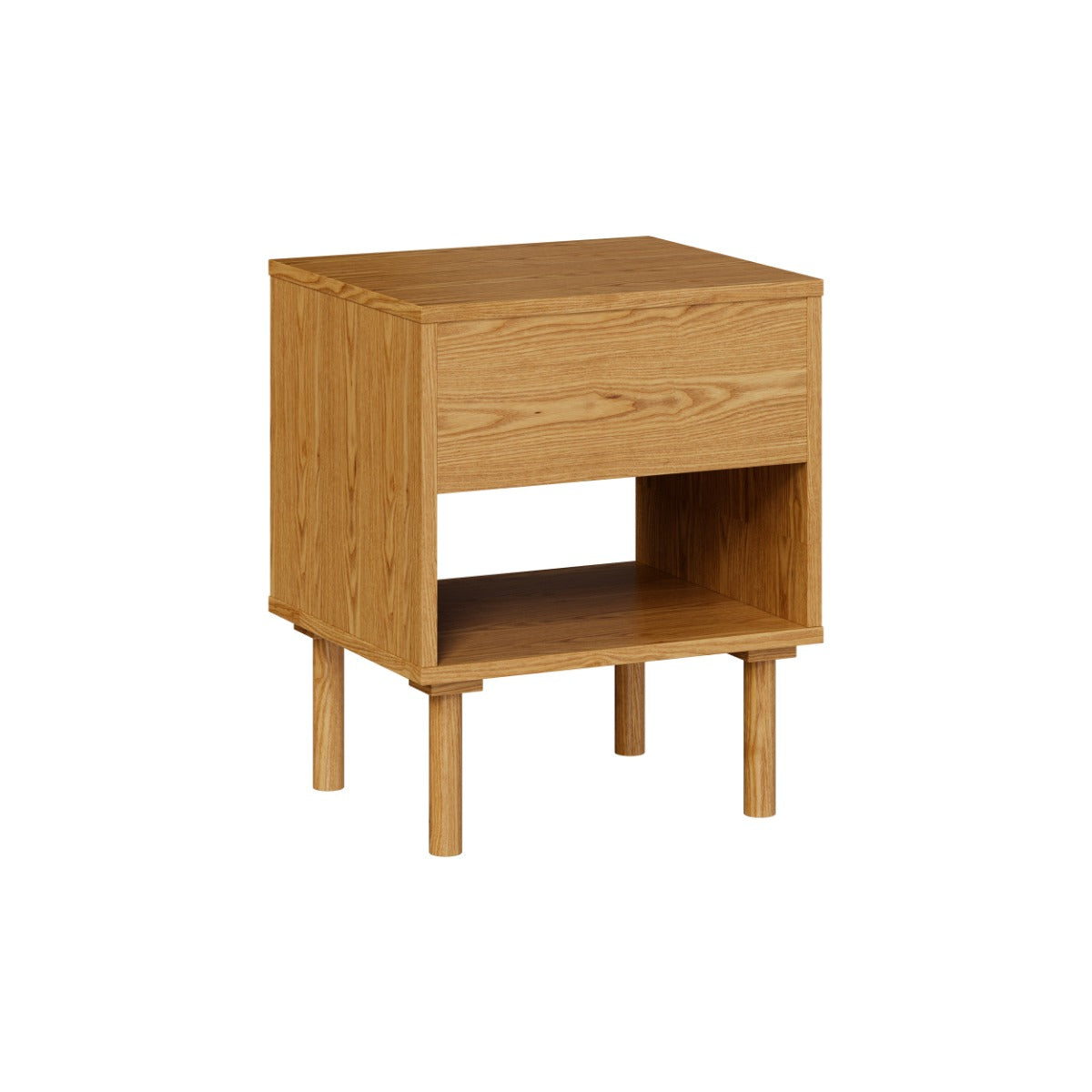table de chevet 1 tiroir en bois d hevea ines
