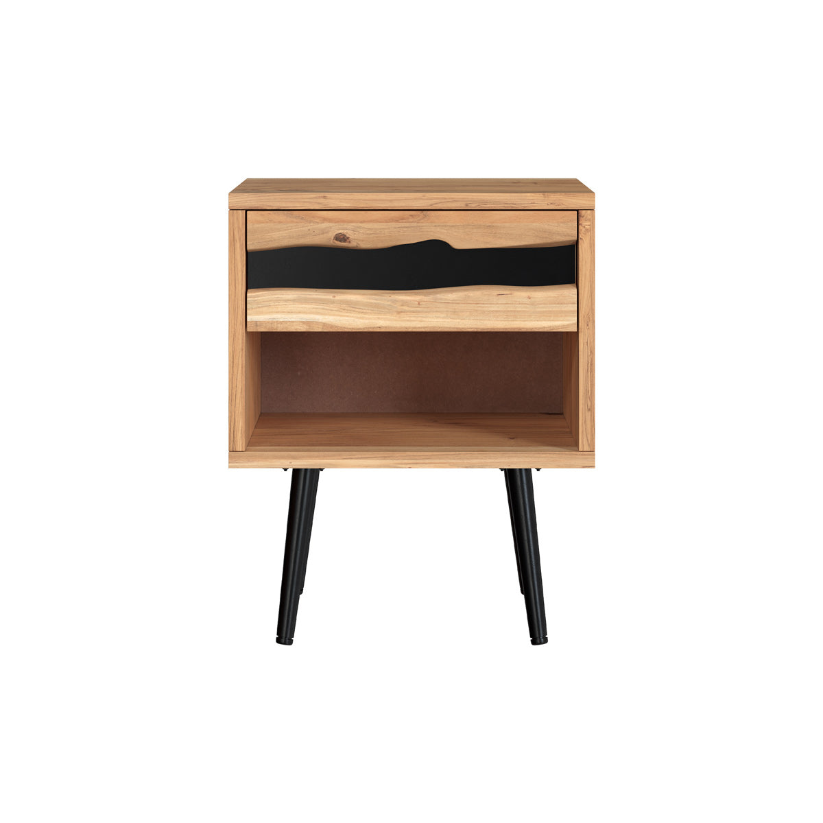 table de chevet alabama 1 tiroir 1 niche