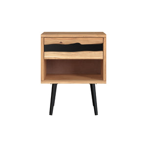 table de chevet alabama 1 tiroir 1 niche