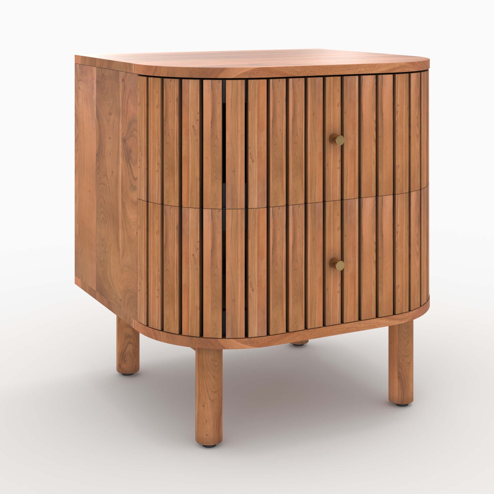 table de chevet en bois d acacia paola