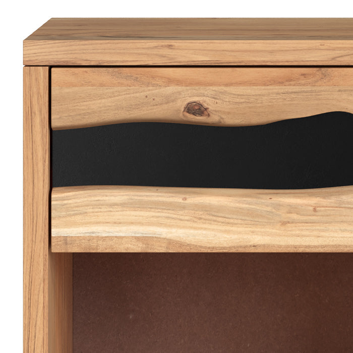 table de chevet rangement pratique alabama 1 tiroir 1 niche