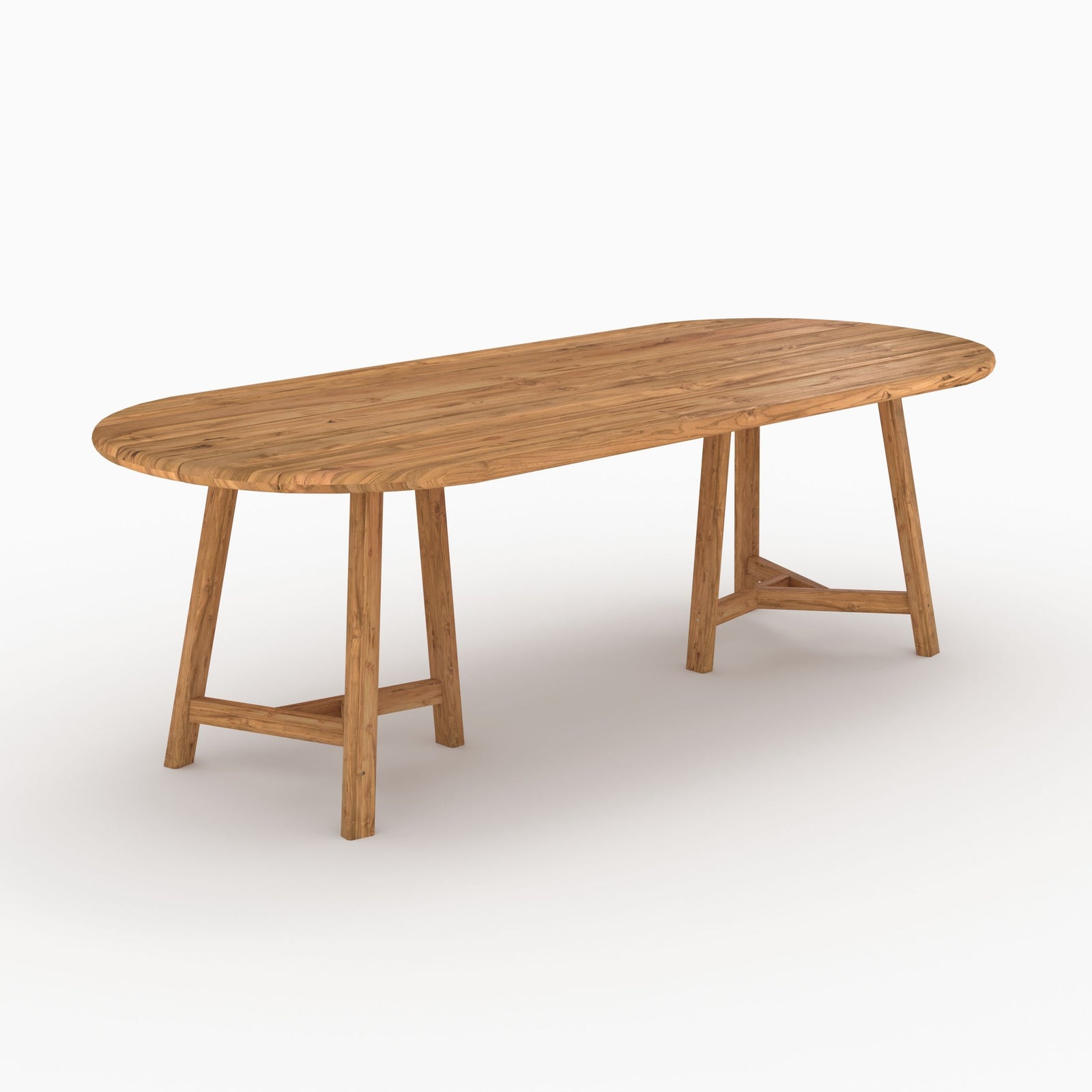 table de jardin bora en bois de teck recycle 10 places