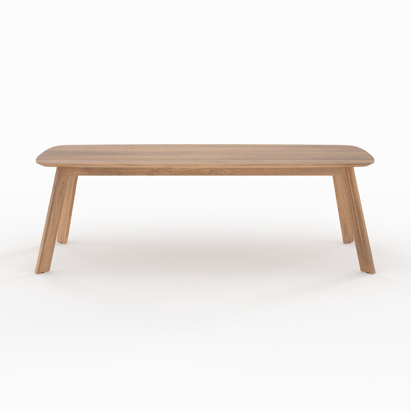 table de jardin en bois de teck recycle 10 personnes 240 cm lumo