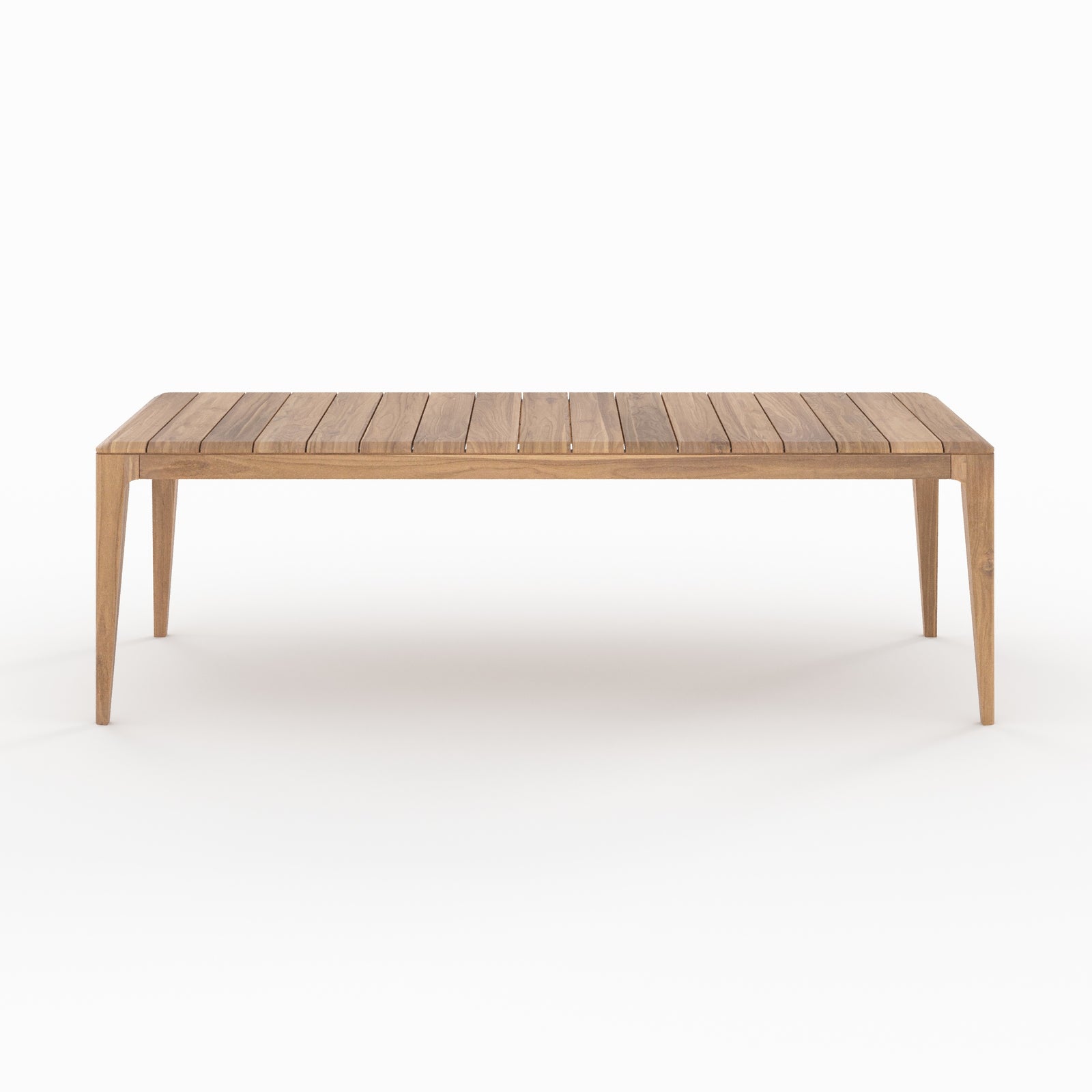 table de jardin en bois de teck recycle 10 personnes nonza