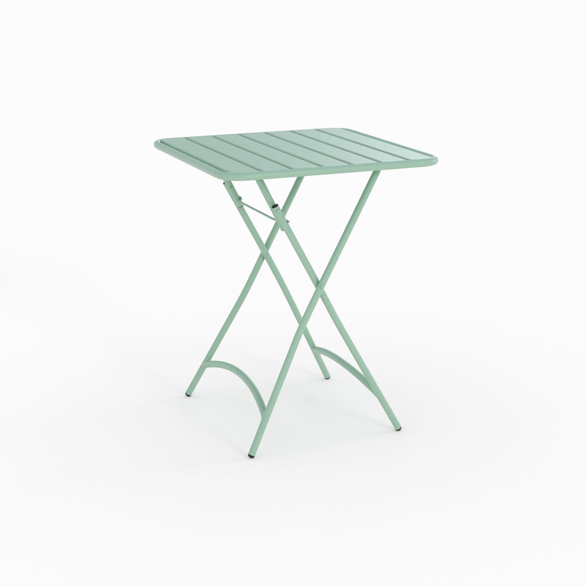 table de jardin en metal vert yumi 2 personnes