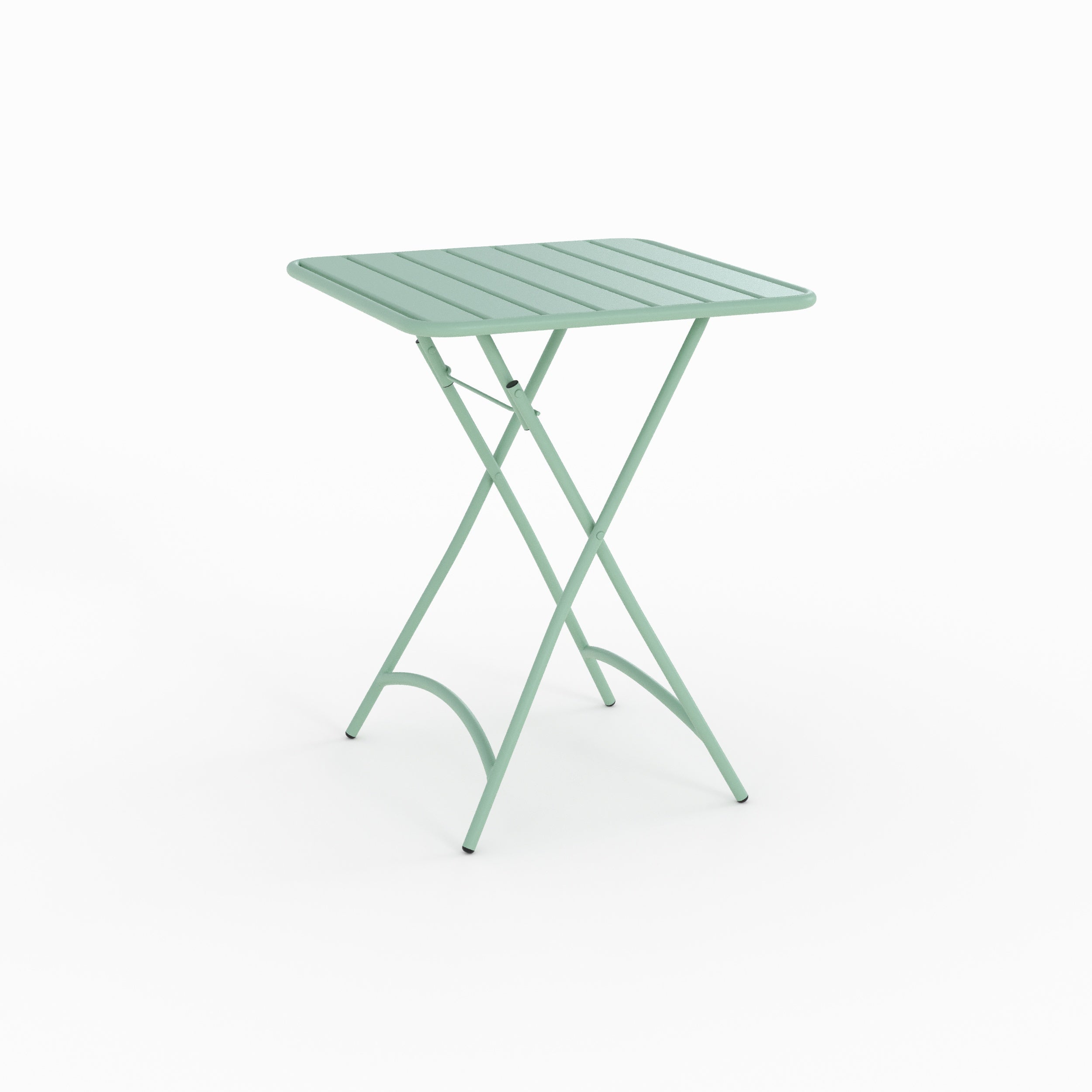 table de jardin en metal vert yumi 2 personnes