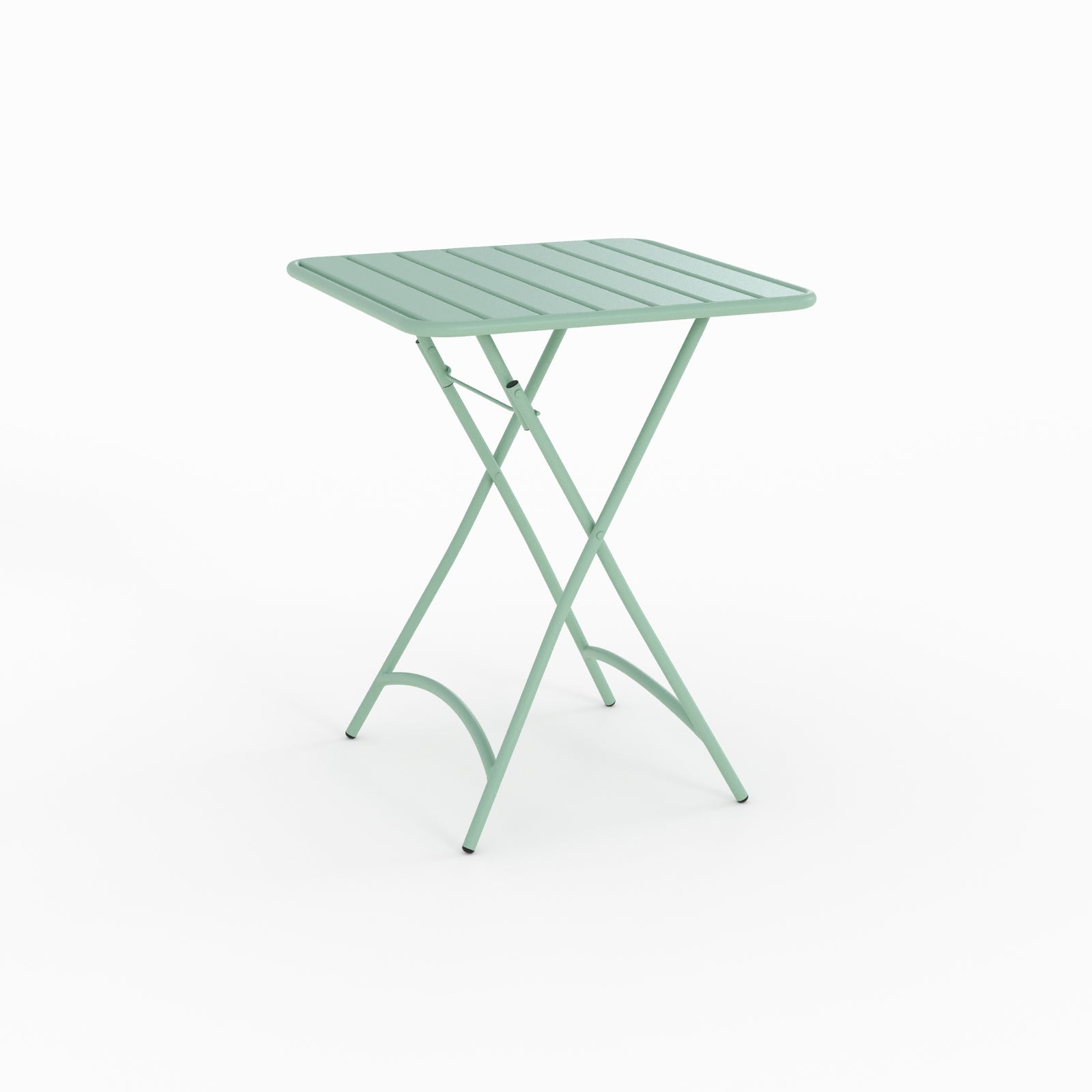 table de jardin en metal vert yumi 2 personnes