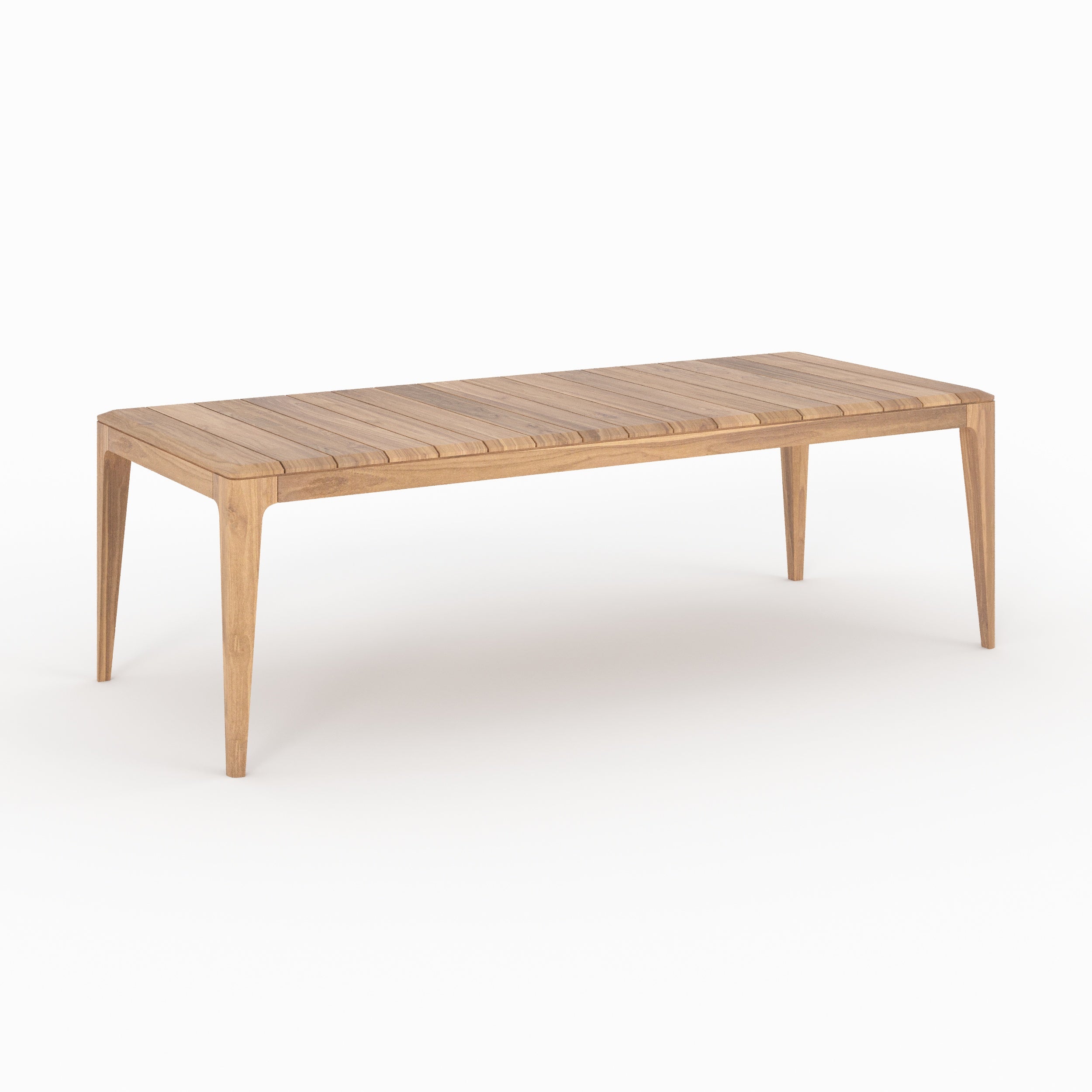 table de jardin nonza en bois de teck recycle 10 personnes