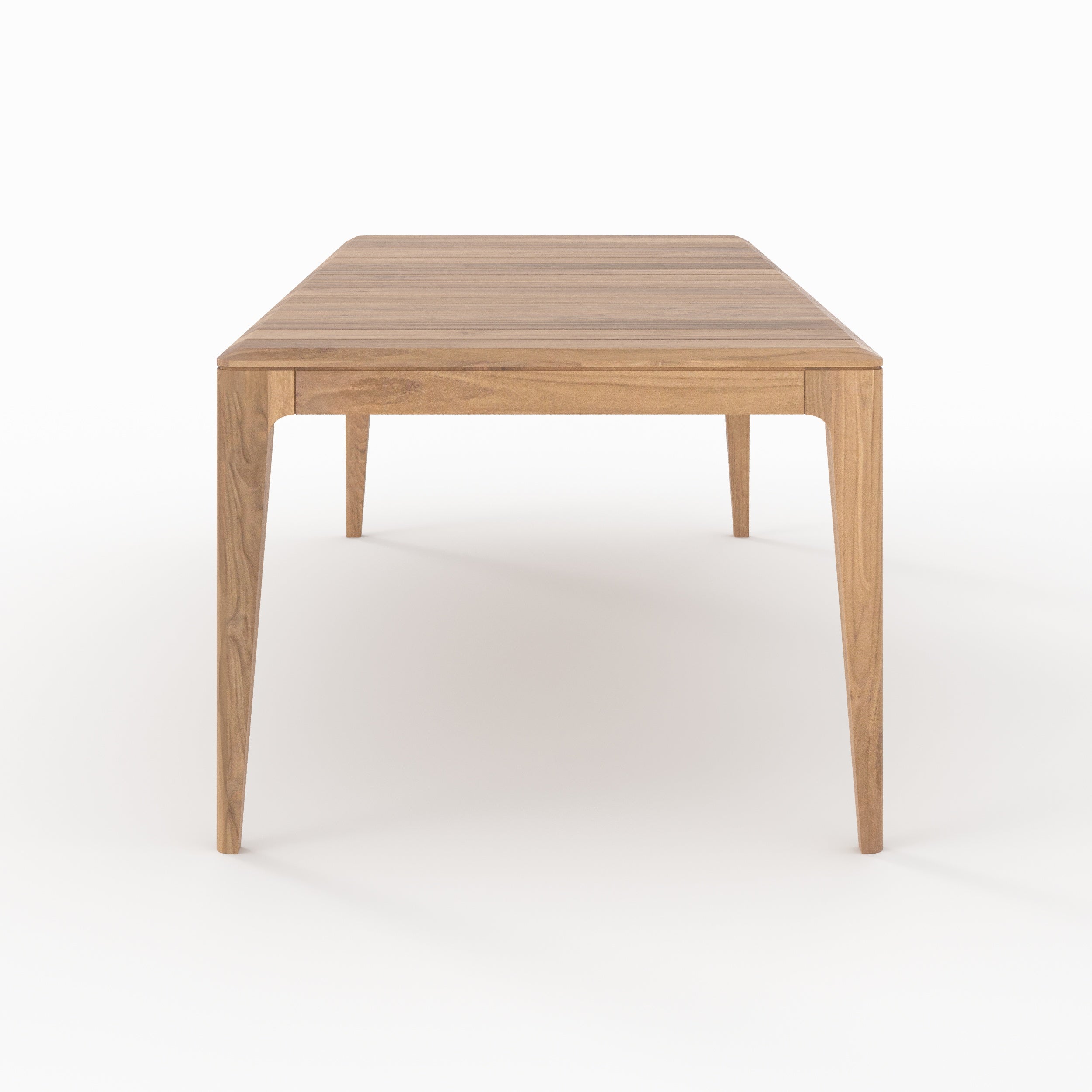 table de jardin nonza en bois teck recycle 10 personnes