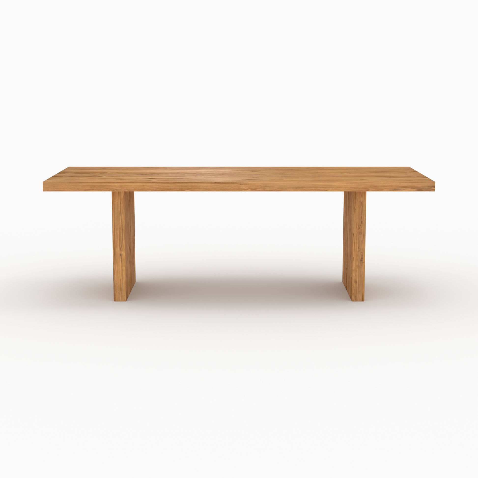 table de jardin rectangulaire en bois de teck 10 personnes siam