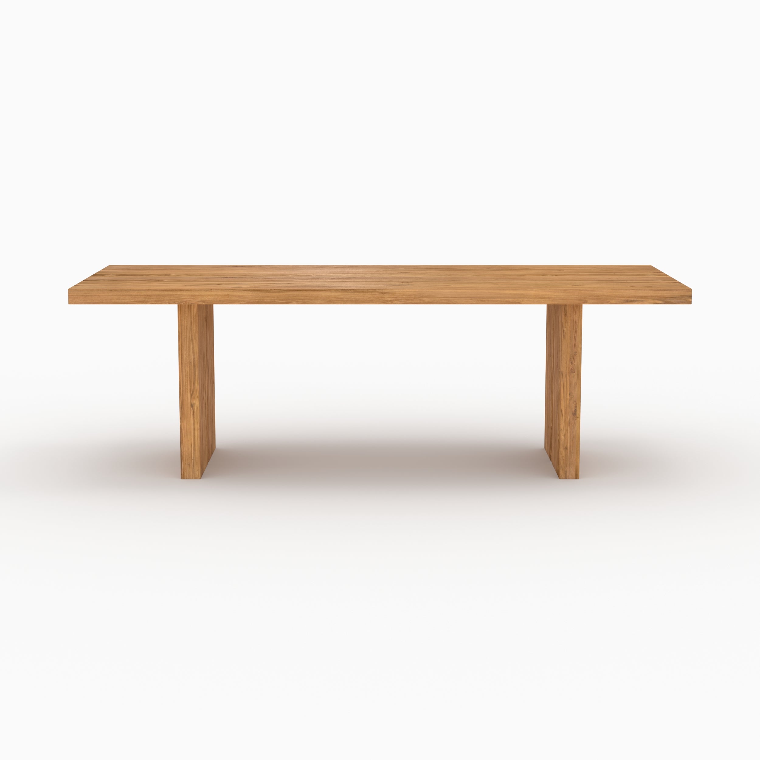 table de jardin rectangulaire en bois de teck 10 personnes siam
