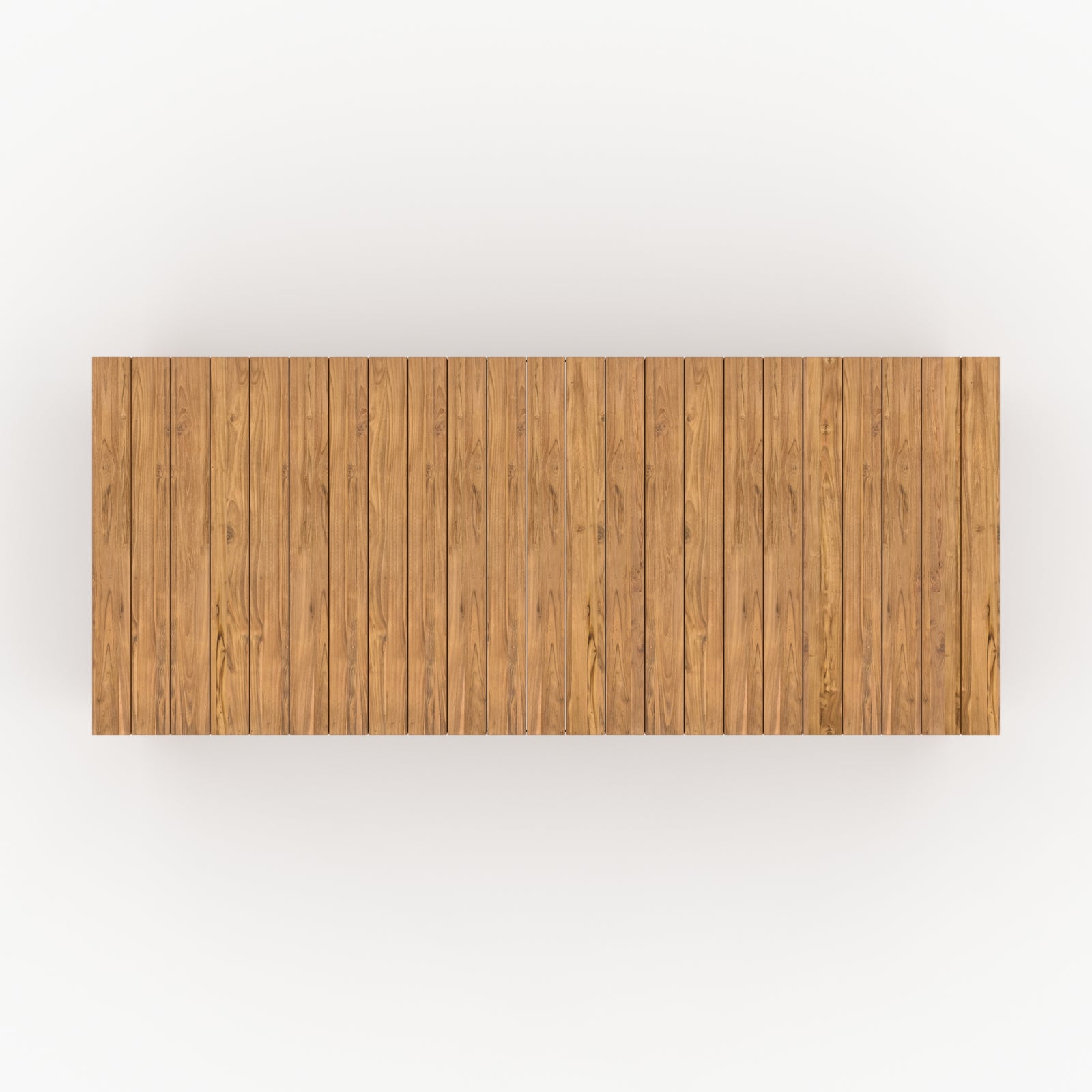 table de jardin rectangulaire en bois de teck recycle 10 personnes zia