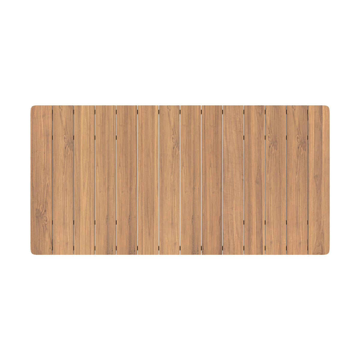 table de jardin rectulaire en bois de teck massif berka