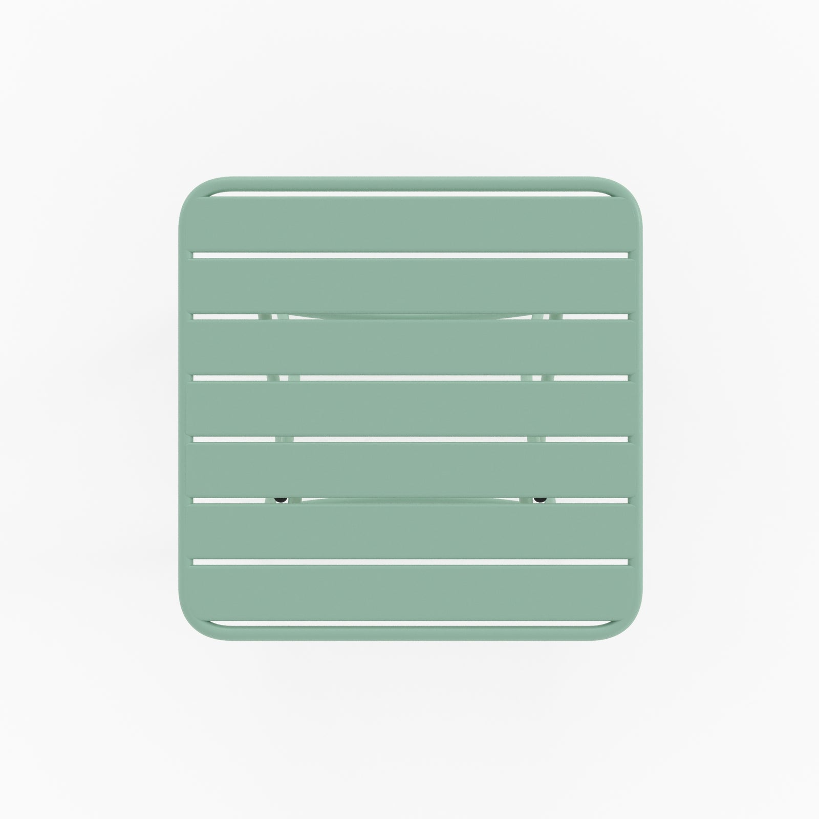 table de jardin yumi en metal vert 2 personnes